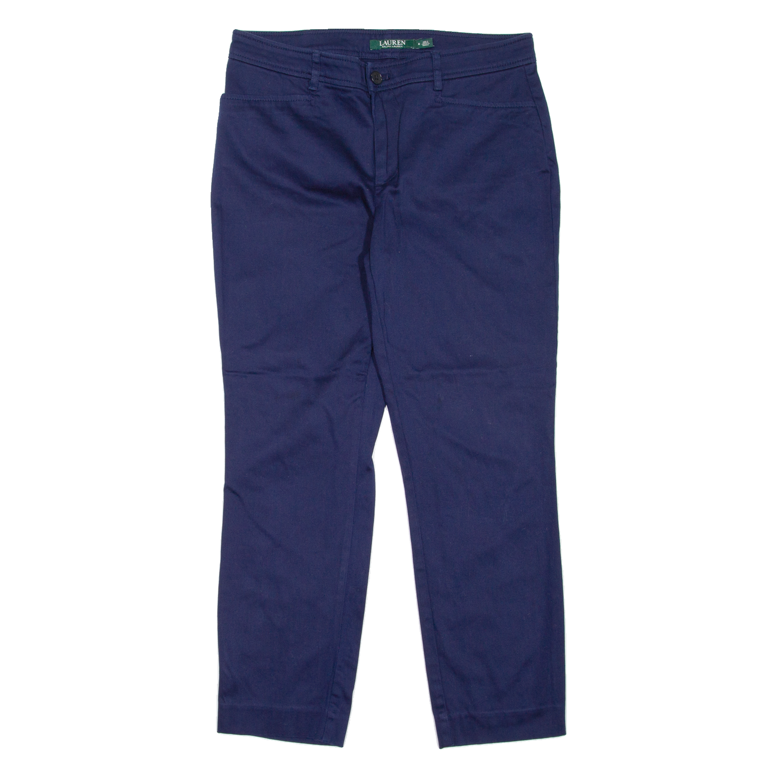 LAUREN RALPH LAUREN Womens Trousers Blue Regular Tapered W30 L26 Refurbished - N/A refurbished available on Cerqular