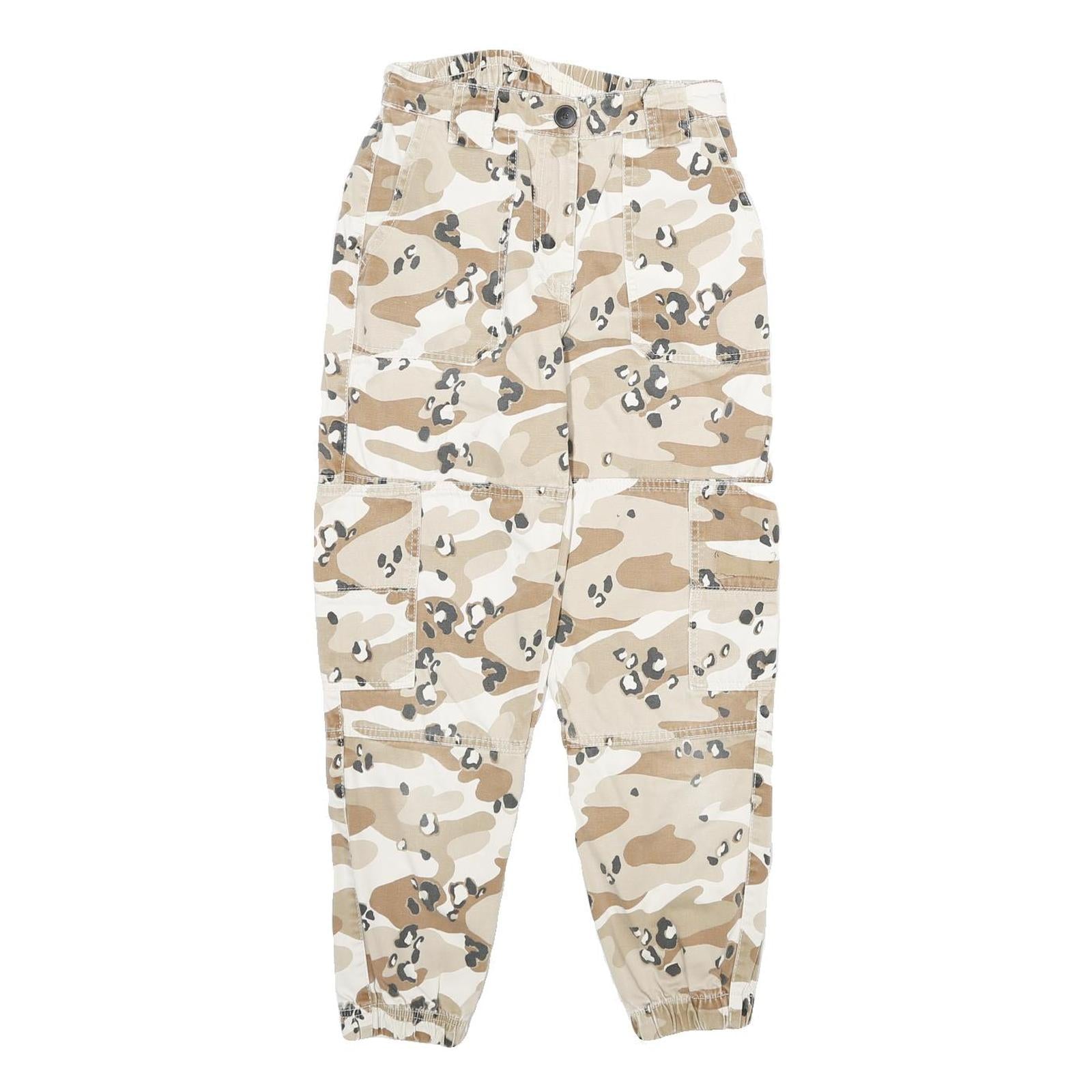 Buy Cotton Blend Womens Beige Cargo Regular Fit Zip Trousers W24 L26 Camouflage Refurbished - $23.39 Cotton Blend Womens Beige Cargo Regular Fit Zip Trousers W24 L26 Camouflage Refurbished - N/A refurbished available on Cerqular