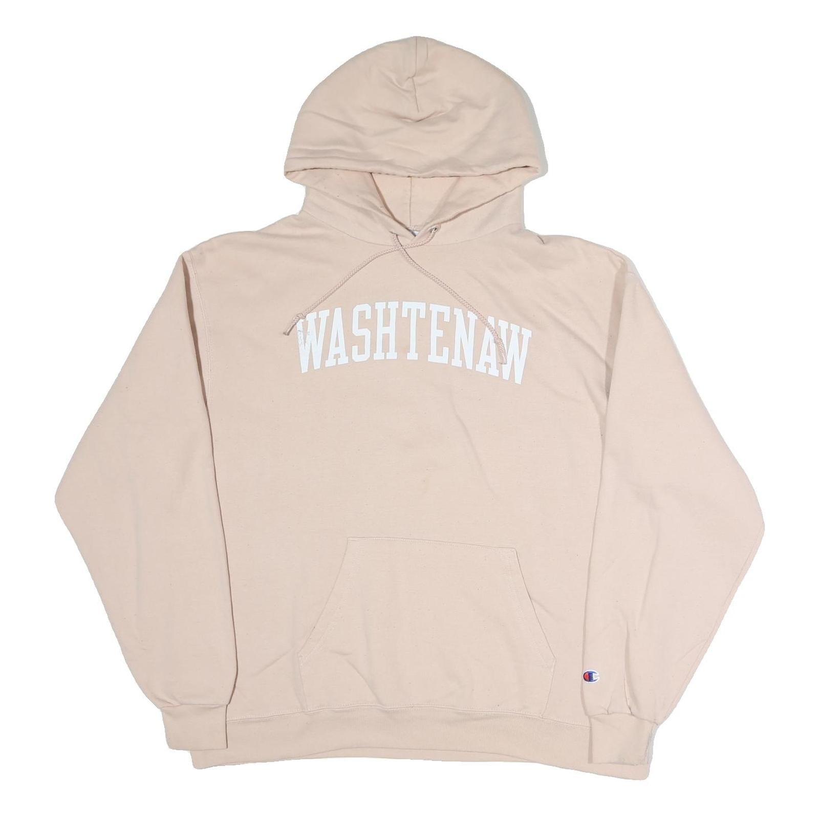CHAMPION Womens Beige Washtenaw Pullover Hoodie XL Cotton Casual Sweatshirt Refurbished - N/A refurbished available on Cerqular