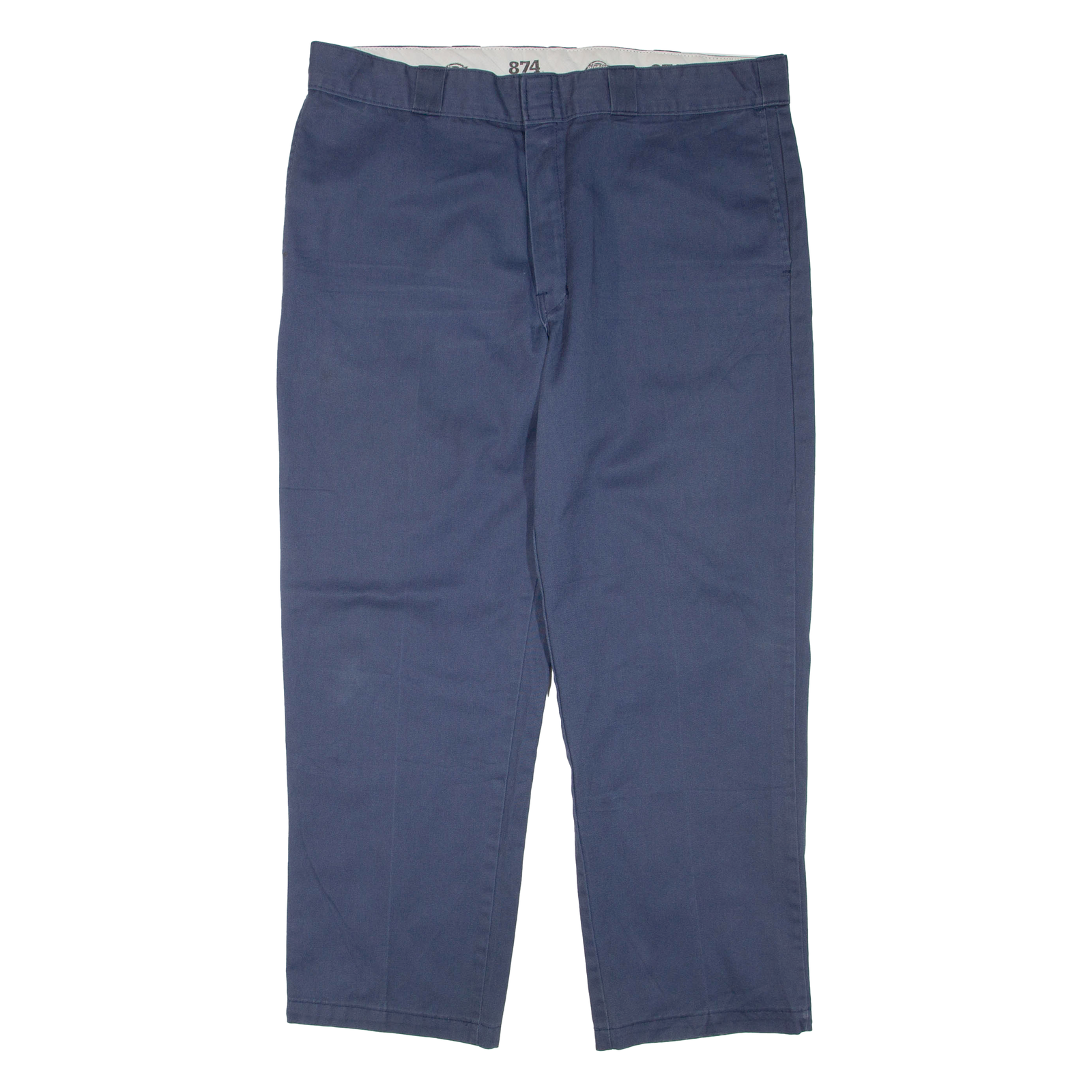 DICKIES Mens Trousers Blue Regular Tapered W38 L29 Refurbished - N/A refurbished available on Cerqular