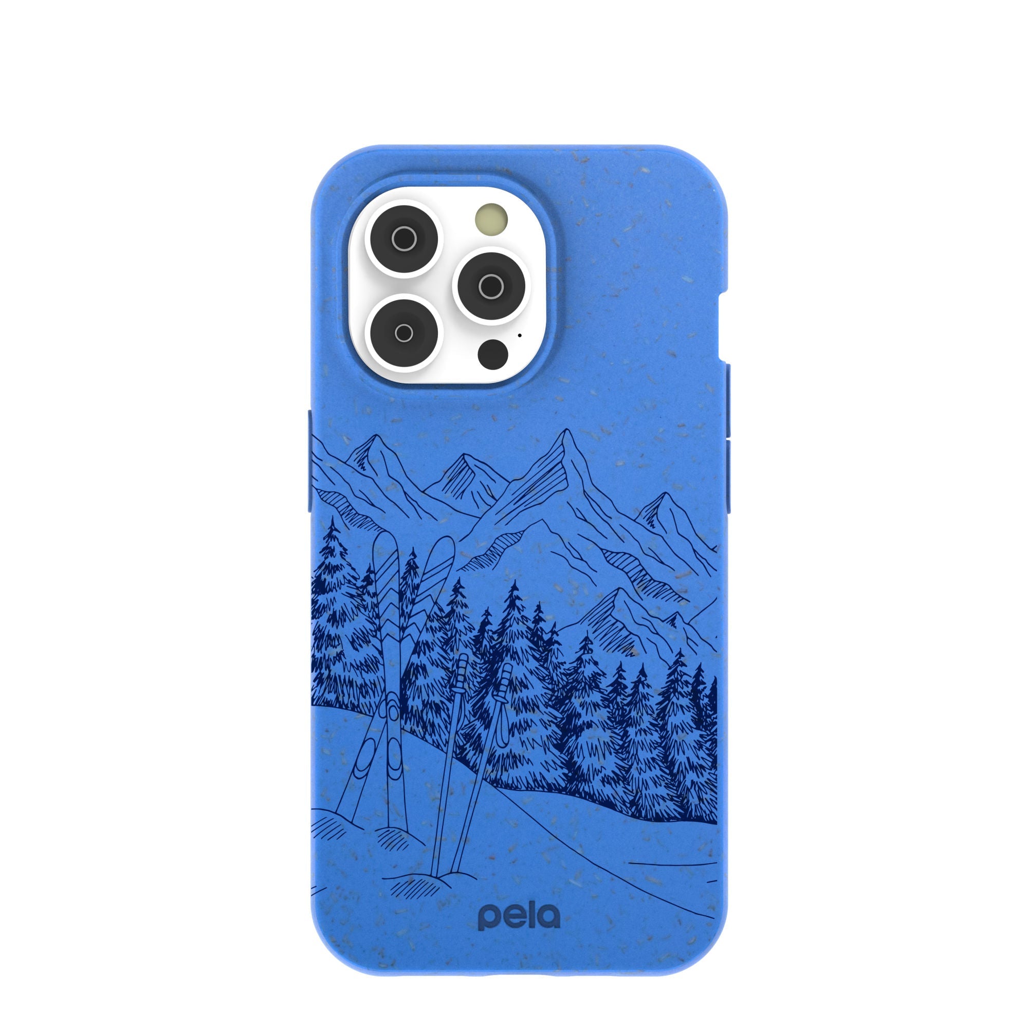 Buy Electric Blue Backcountry Ski iPhone 14 Pro Case Refurbished - $65.00 Electric Blue Backcountry Ski iPhone 14 Pro Case Refurbished - Pela Case refurbished available on Cerqular