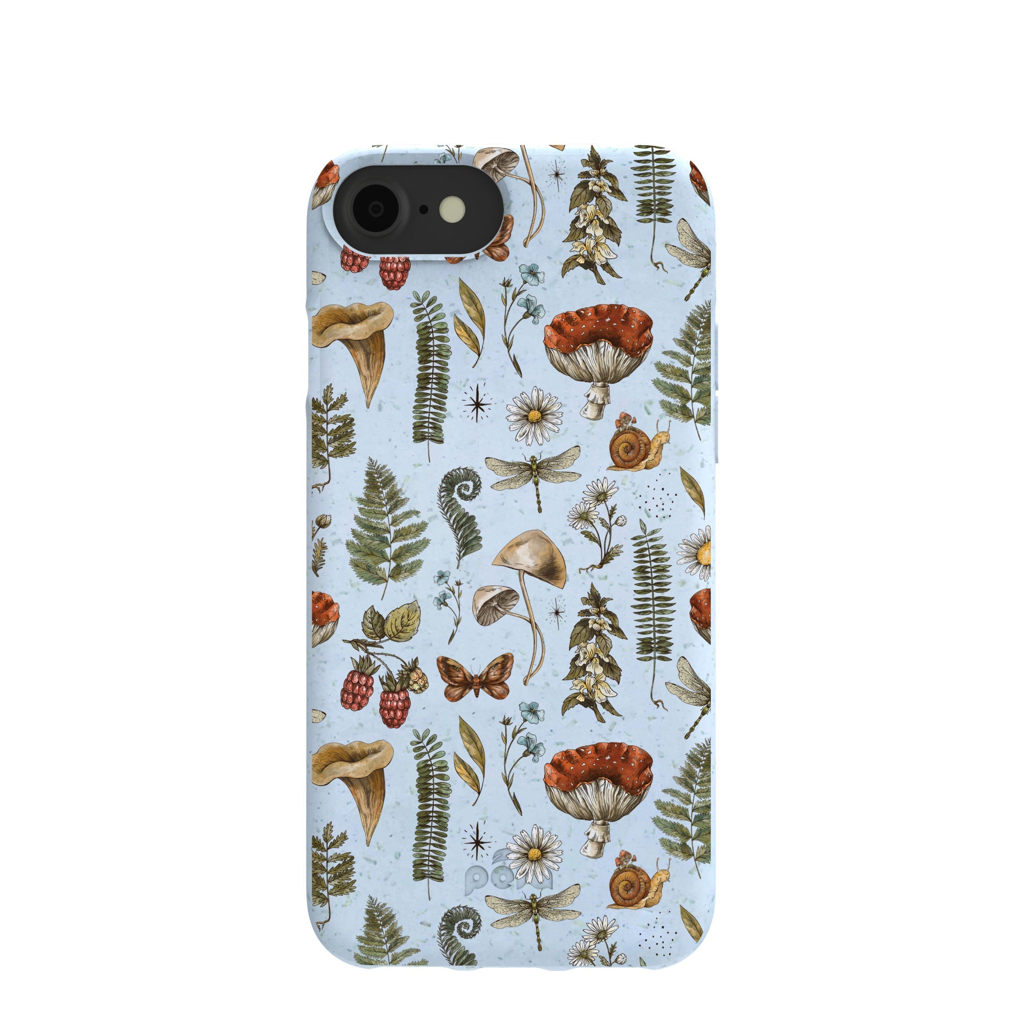 Powder Blue Nature walks iPhone 6/6s/7/8/SE Case Refurbished - Pela Case refurbished available on Cerqular