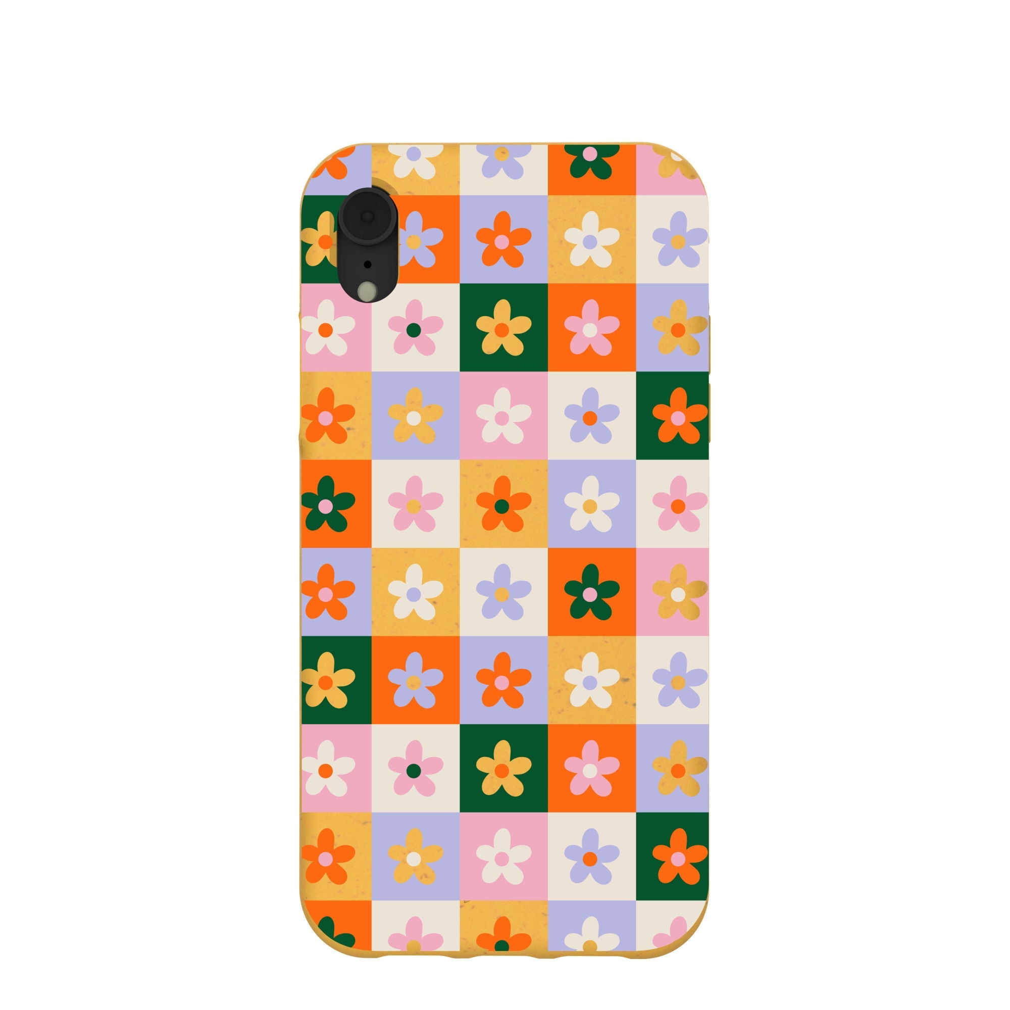 Honey Flower Tiles iPhone XR Case Refurbished - Pela Case refurbished available on Cerqular