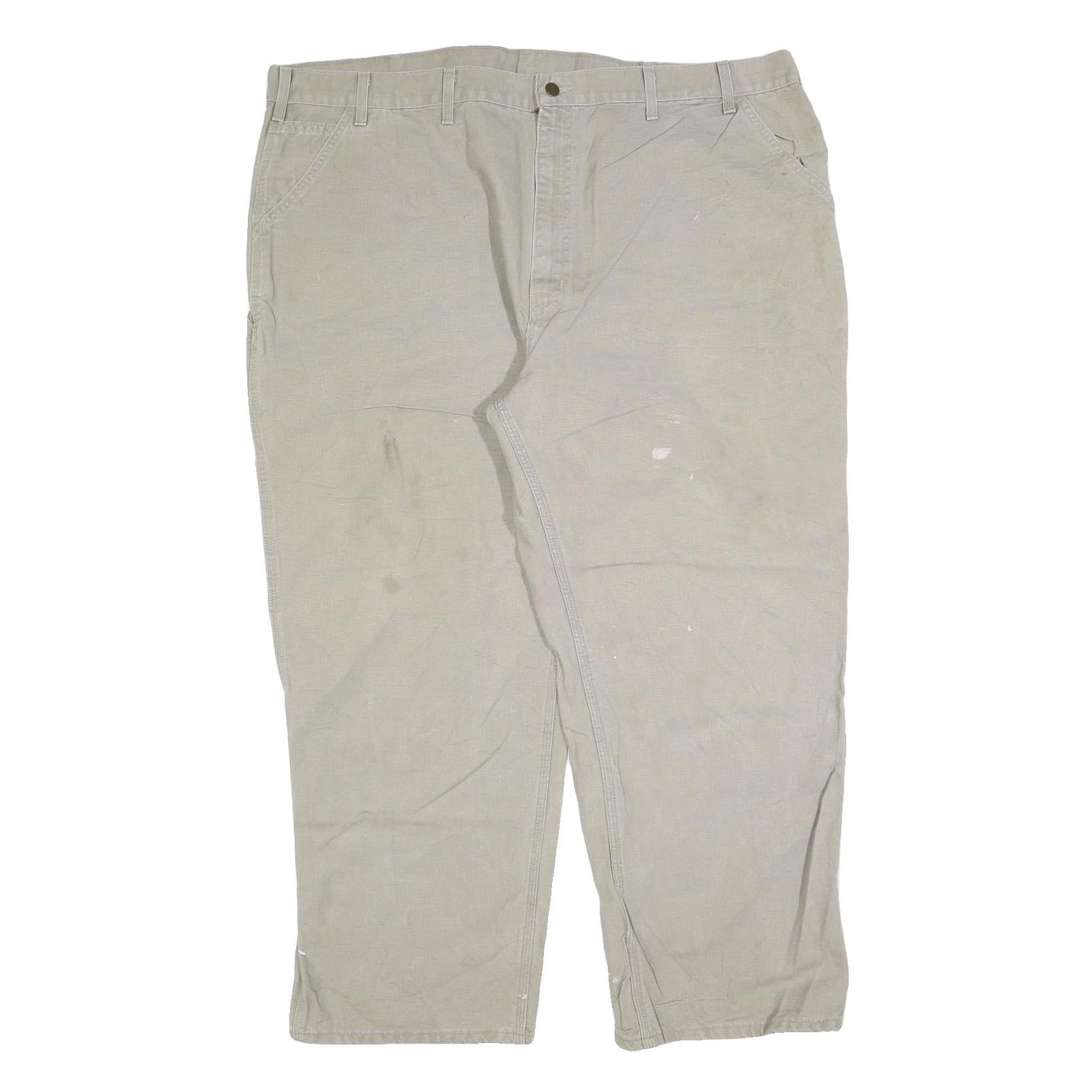 Buy CARHARTT Mens Regular Beige Cotton Blend Zip Trousers W48 L30 Workwear Heavy Refurbished - $49.39 CARHARTT Mens Regular Beige Cotton Blend Zip Trousers W48 L30 Workwear Heavy Refurbished - N/A refurbished available on Cerqular