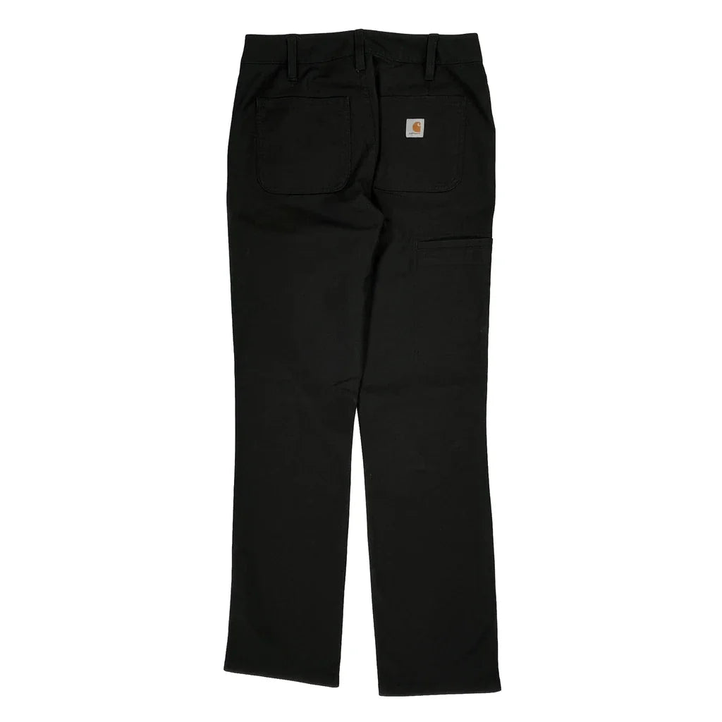 Carhartt Carpenter Trousers - 28W UK 8 Black Cotton Refurbished - Thrifted (note: this is a term often used to describe second- refurbished available on Cerqular