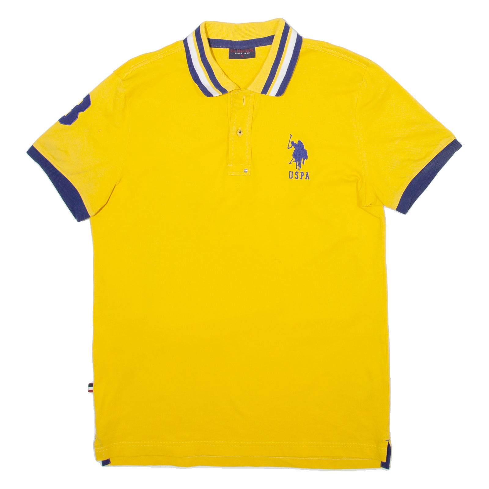 U.S. POLO ASSN Mens Polo Shirt Yellow M Refurbished - N/A refurbished available on Cerqular