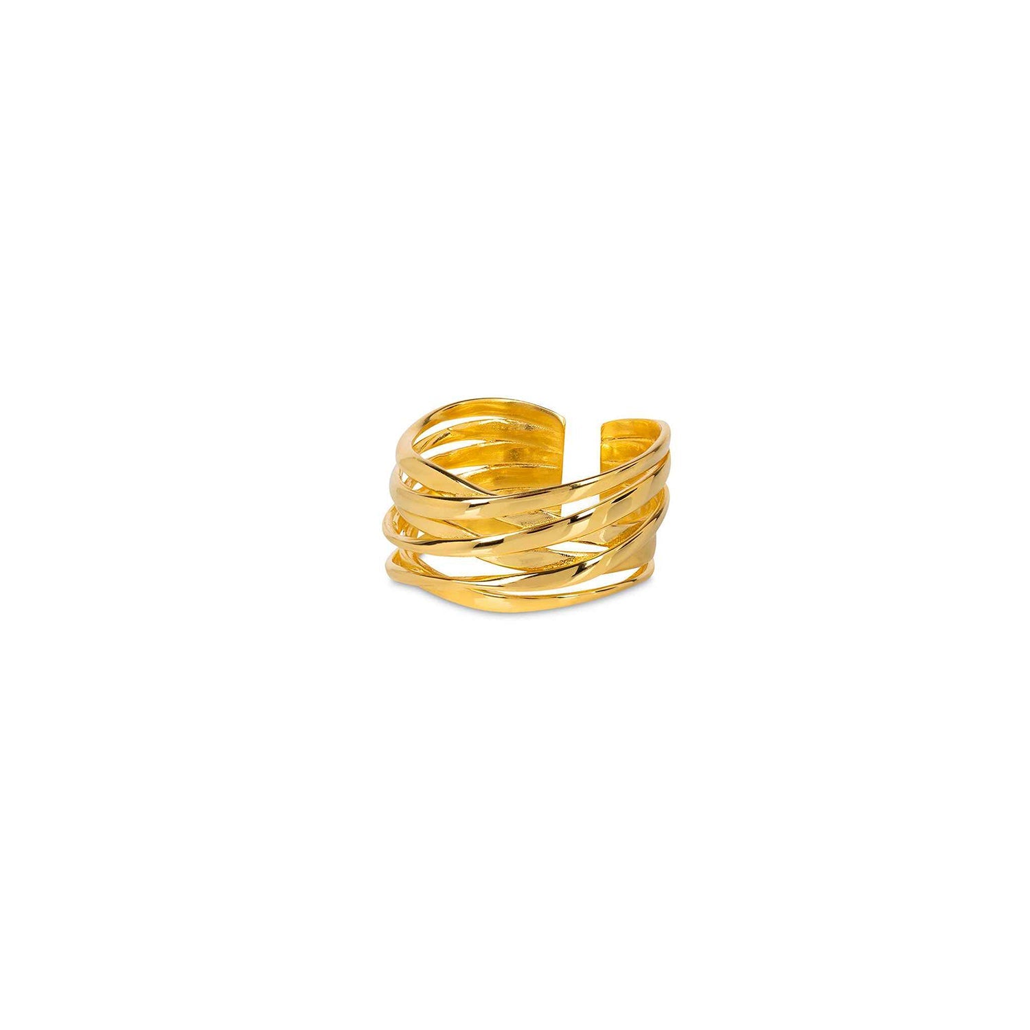 Genesis Gold Stacking Ring (adjustable) Refurbished - Amadeus (This could refer to multiple things, such as the 1 refurbished available on Cerqular