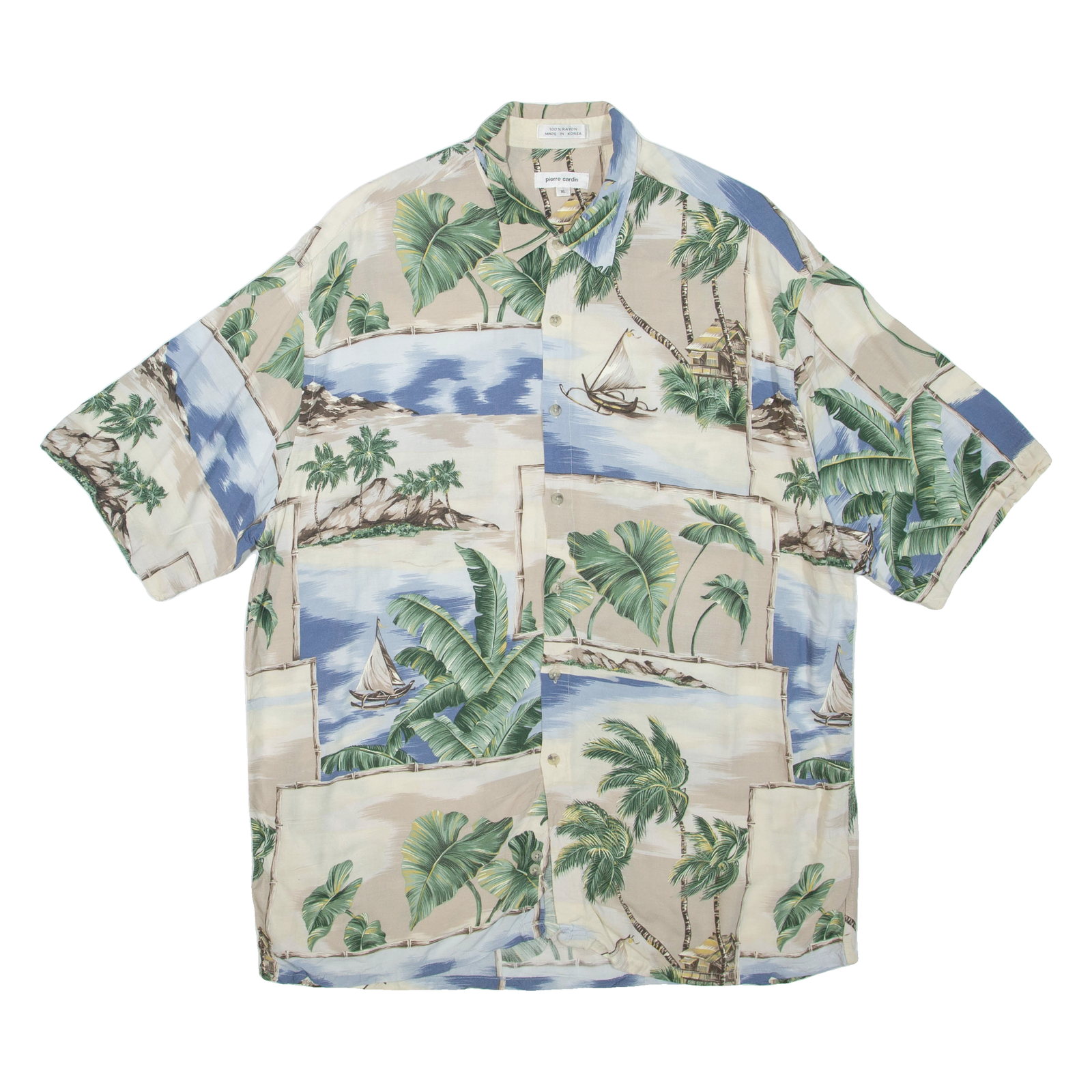 Buy PIERRE CARDIN Mens Hawaiian Shirt Beige Floral XL Refurbished - $28.59 PIERRE CARDIN Mens Hawaiian Shirt Beige Floral XL Refurbished - N/A refurbished available on Cerqular