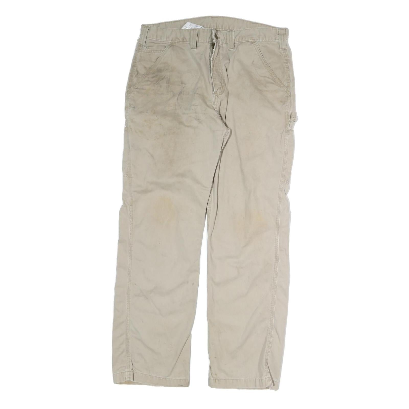 Buy CARHARTT Mens Jeans Relaxed Straight Denim Beige W36 L32 Cotton Workwear Refurbished - $40.29 CARHARTT Mens Jeans Relaxed Straight Denim Beige W36 L32 Cotton Workwear Refurbished - N/A refurbished available on Cerqular