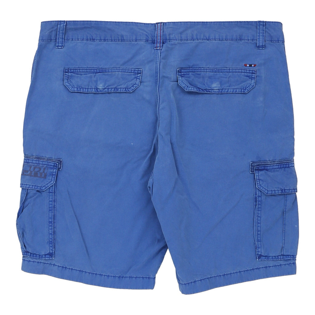 Buy Napapijri Cargo Shorts - 40W 10L Blue Cotton Refurbished - $11.24 Napapijri Cargo Shorts - 40W 10L Blue Cotton Refurbished - Thrifted (note: this is a term often used to describe second- refurbished available on Cerqular