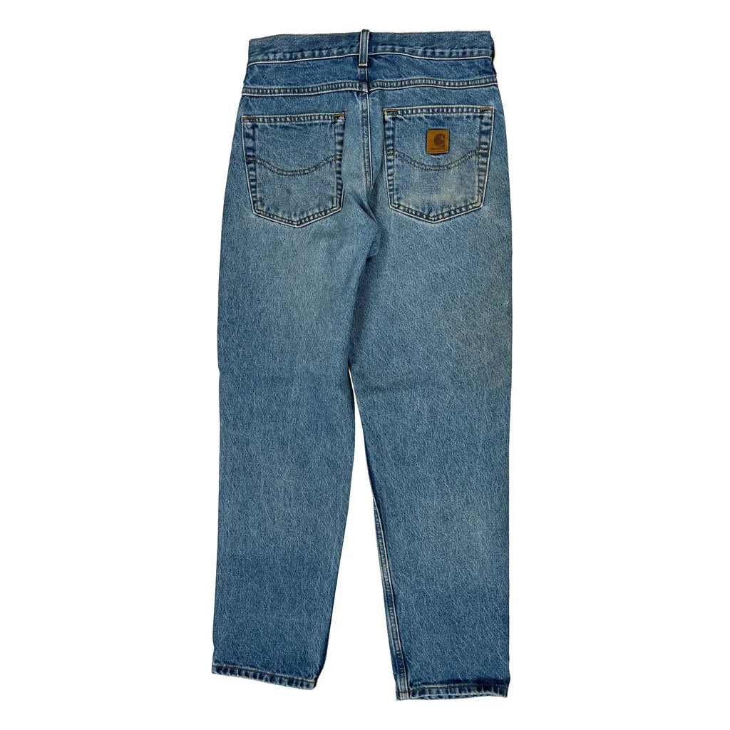Carhartt Jeans - 28W UK 8 Blue Cotton Refurbished - Thrifted (note: this is a term often used to describe second- refurbished available on Cerqular