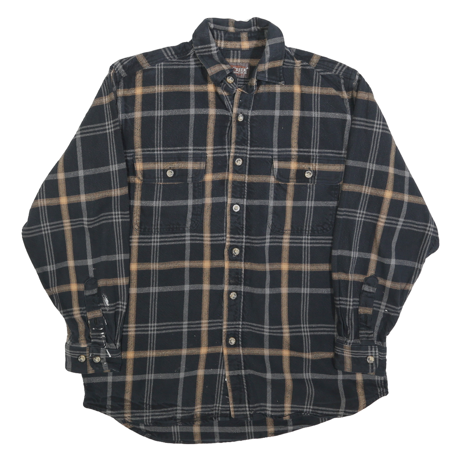 Buy MOOSE CREEK Mens Black & Brown Check Shirt M Cotton Blend Casual Button-Down Refurbished - $32.49 MOOSE CREEK Mens Black & Brown Check Shirt M Cotton Blend Casual Button-Down Refurbished - N/A refurbished available on Cerqular