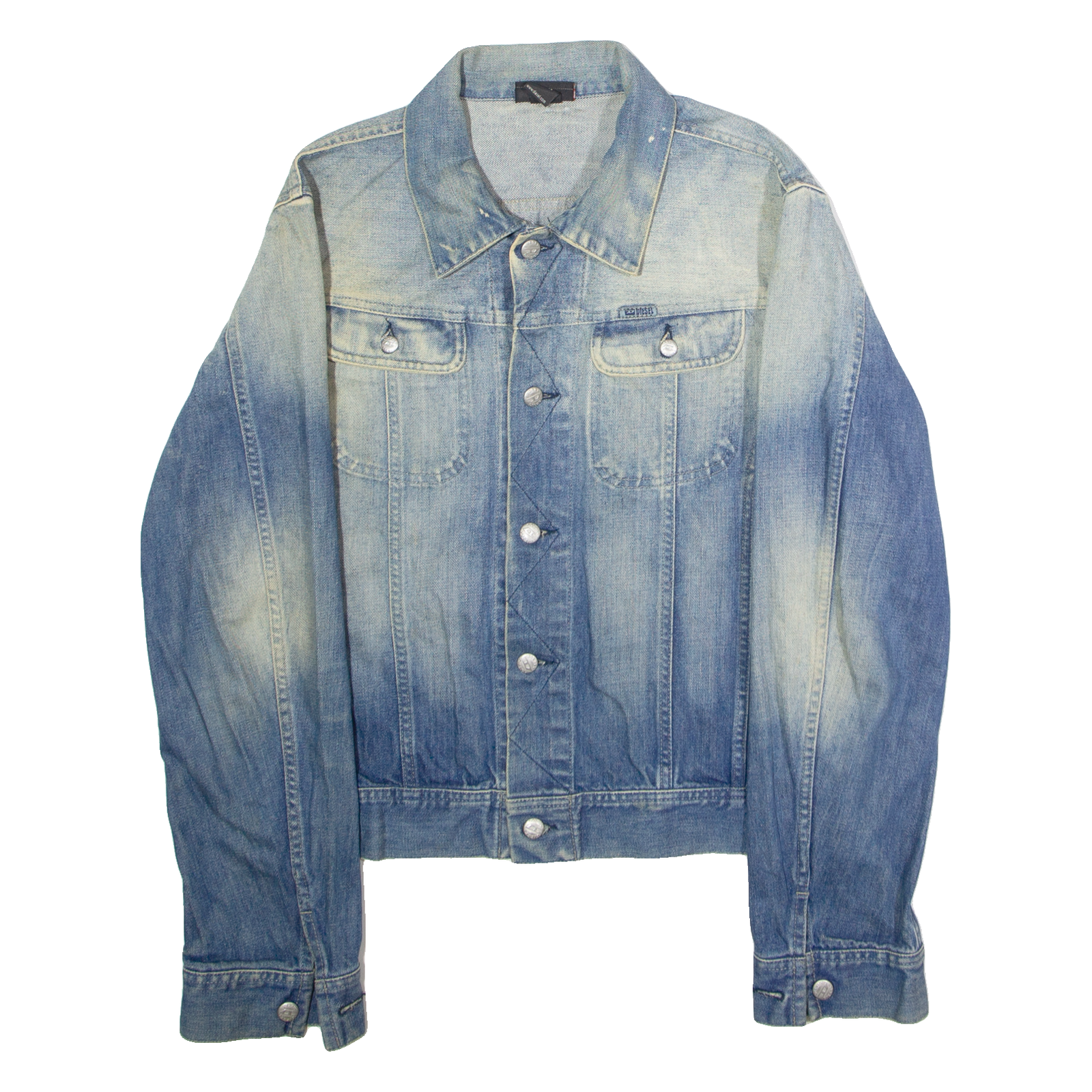 DIESEL Mens Denim Jacket Blue L Refurbished - N/A refurbished available on Cerqular