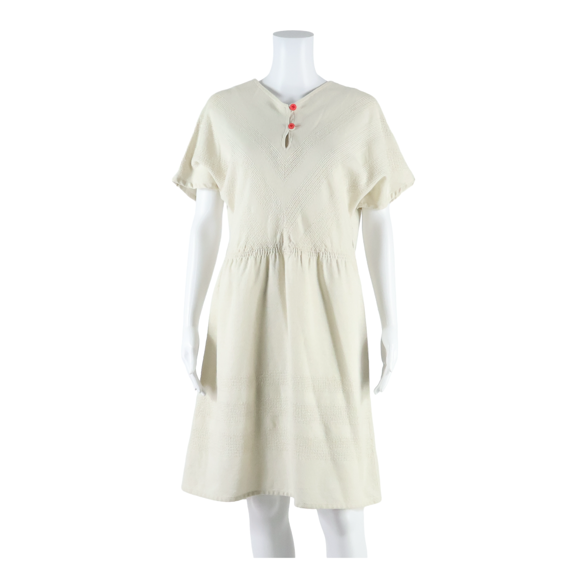 Buy Womens Day Dress Beige 90s Short Sleeve Midi M Refurbished - $27.29 Womens Day Dress Beige 90s Short Sleeve Midi M Refurbished - N/A refurbished available on Cerqular