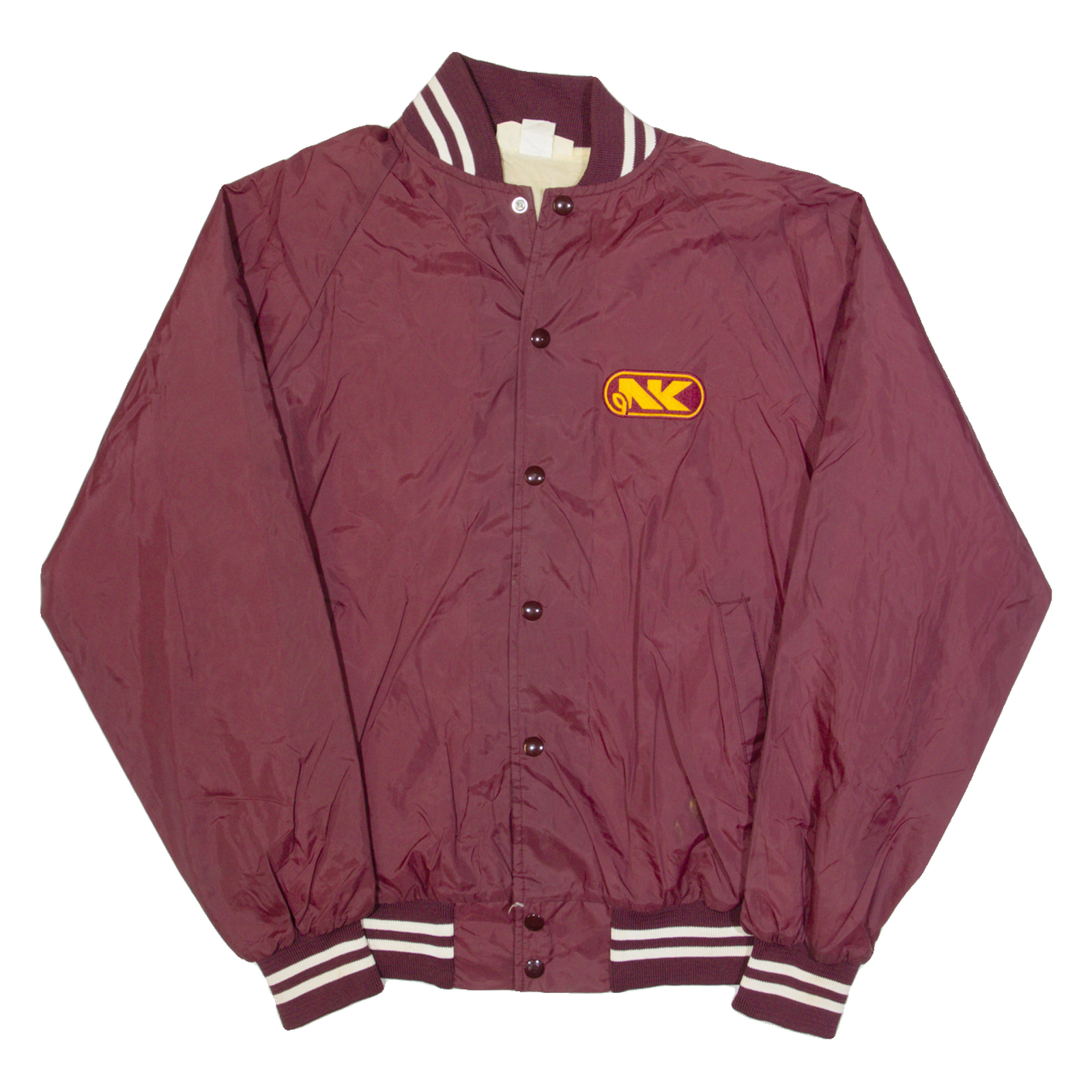 K-BRAND Mens Varsity Jacket Maroon 90s USA M Refurbished - N/A refurbished available on Cerqular