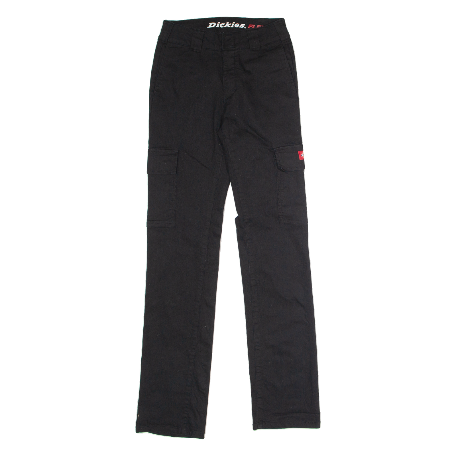 DICKIES Workwear Cargo Womens Trousers Black Regular Straight W24 L31 Refurbished - N/A refurbished available on Cerqular