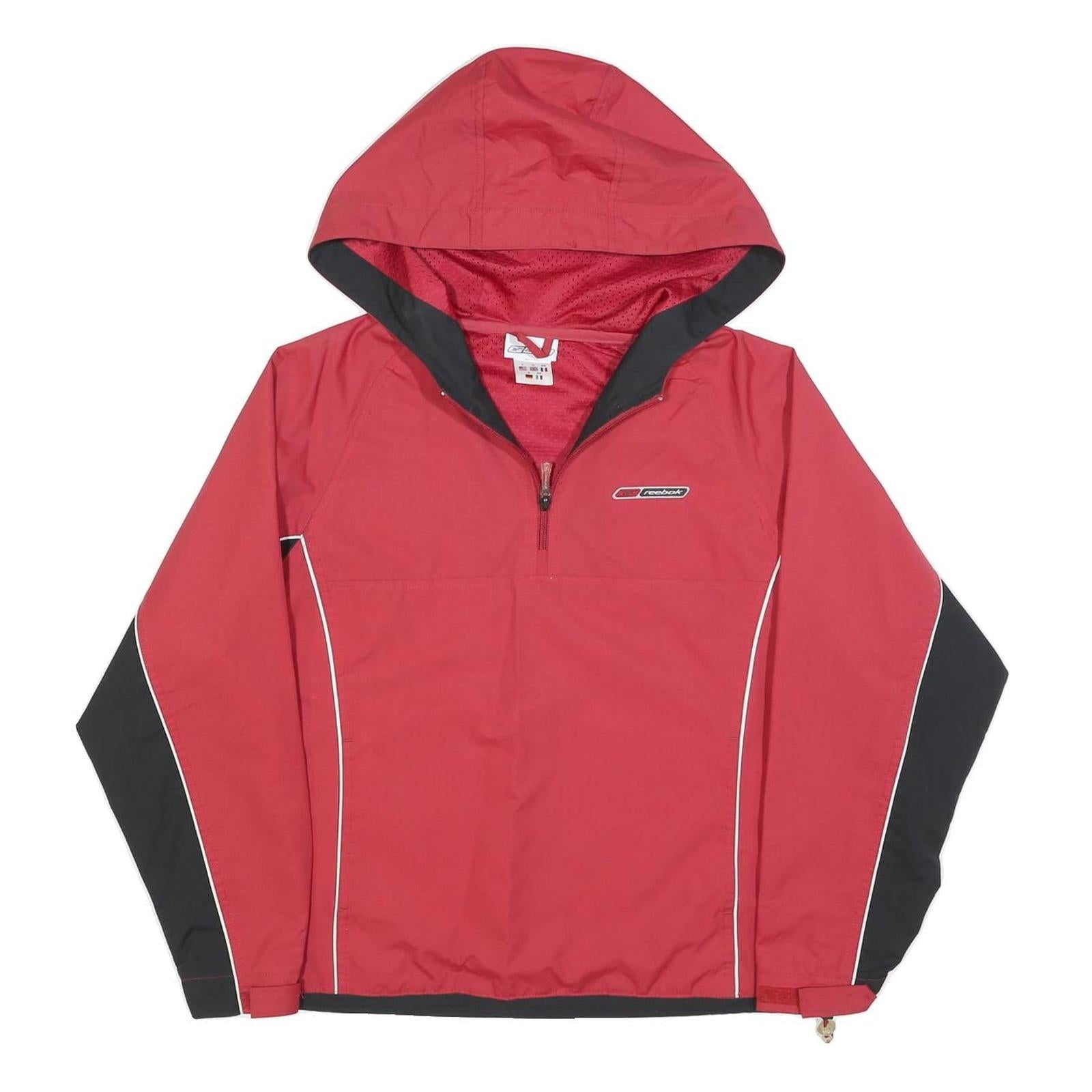 Buy REEBOK Womens Red & Black Zip Jacket UK 10 Polyester Blend Plain Hooded Sport Refurbished - $36.39 REEBOK Womens Red & Black Zip Jacket UK 10 Polyester Blend Plain Hooded Sport Refurbished - N/A refurbished available on Cerqular