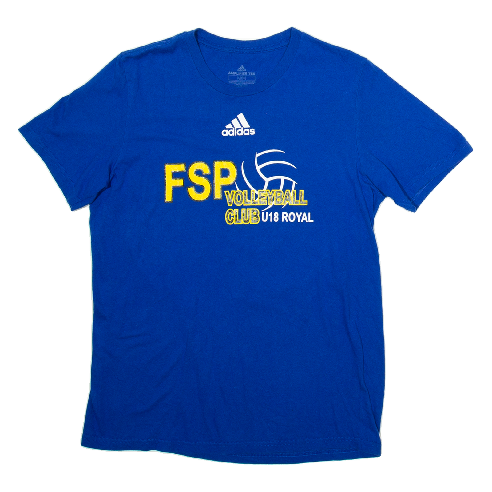 ADIDAS FSP Volleyball Mens T-Shirt Blue USA M Refurbished - N/A refurbished available on Cerqular