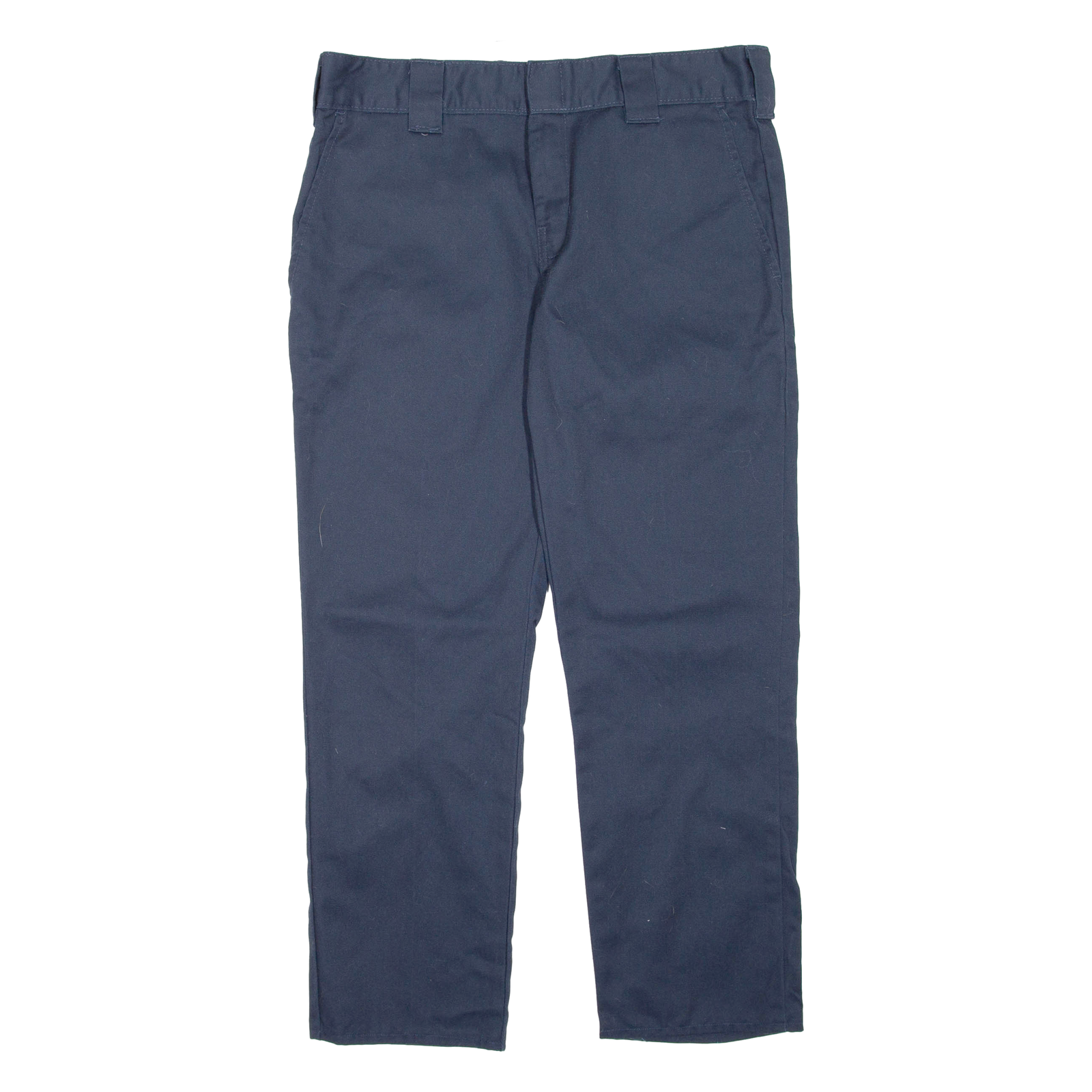 DICKIES Womens Trousers Blue Slim Straight W32 L27 Refurbished - N/A refurbished available on Cerqular