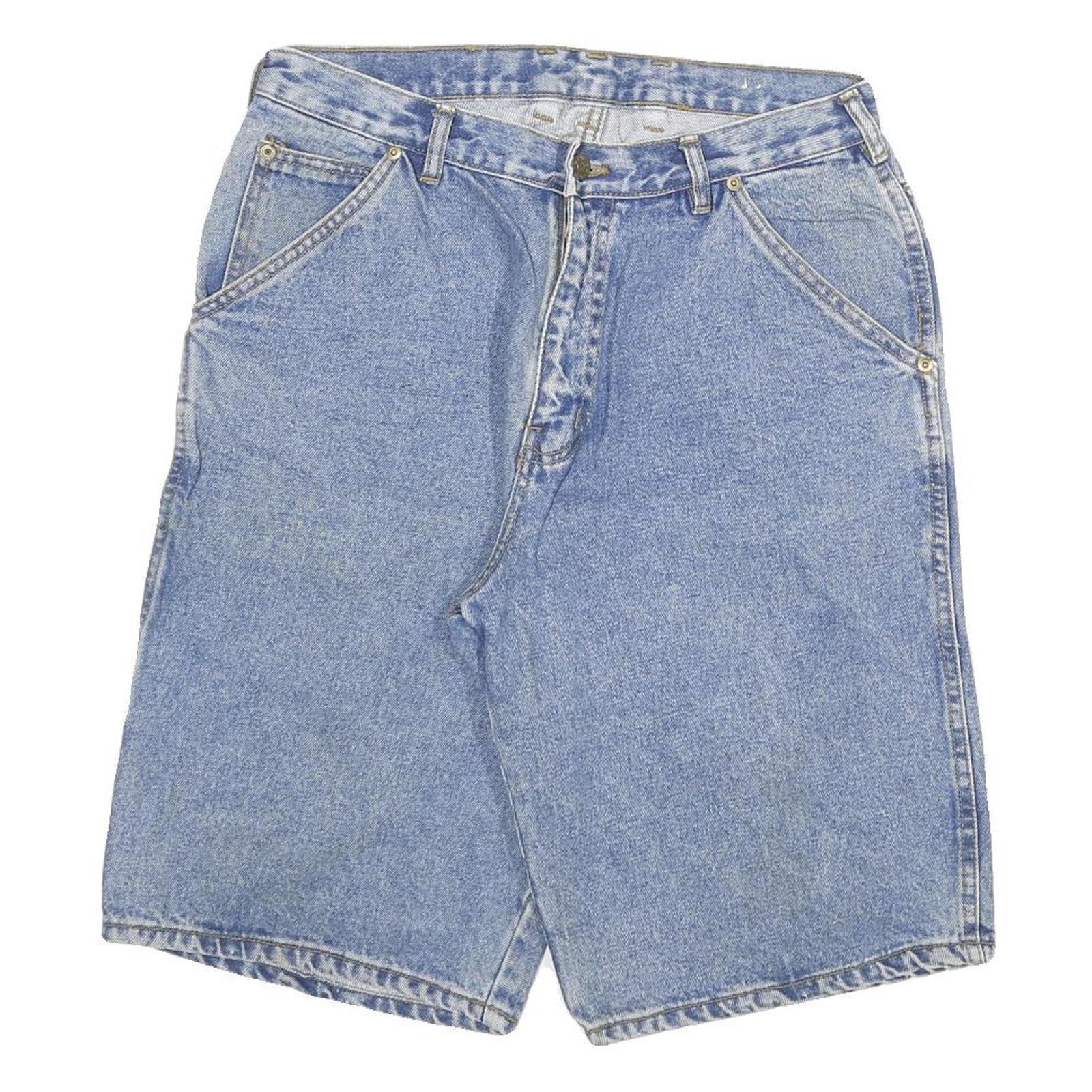 JEPS Mens Denim Blue Casual Shorts L W30 Cotton Blend Classic Fit Refurbished - N/A refurbished available on Cerqular