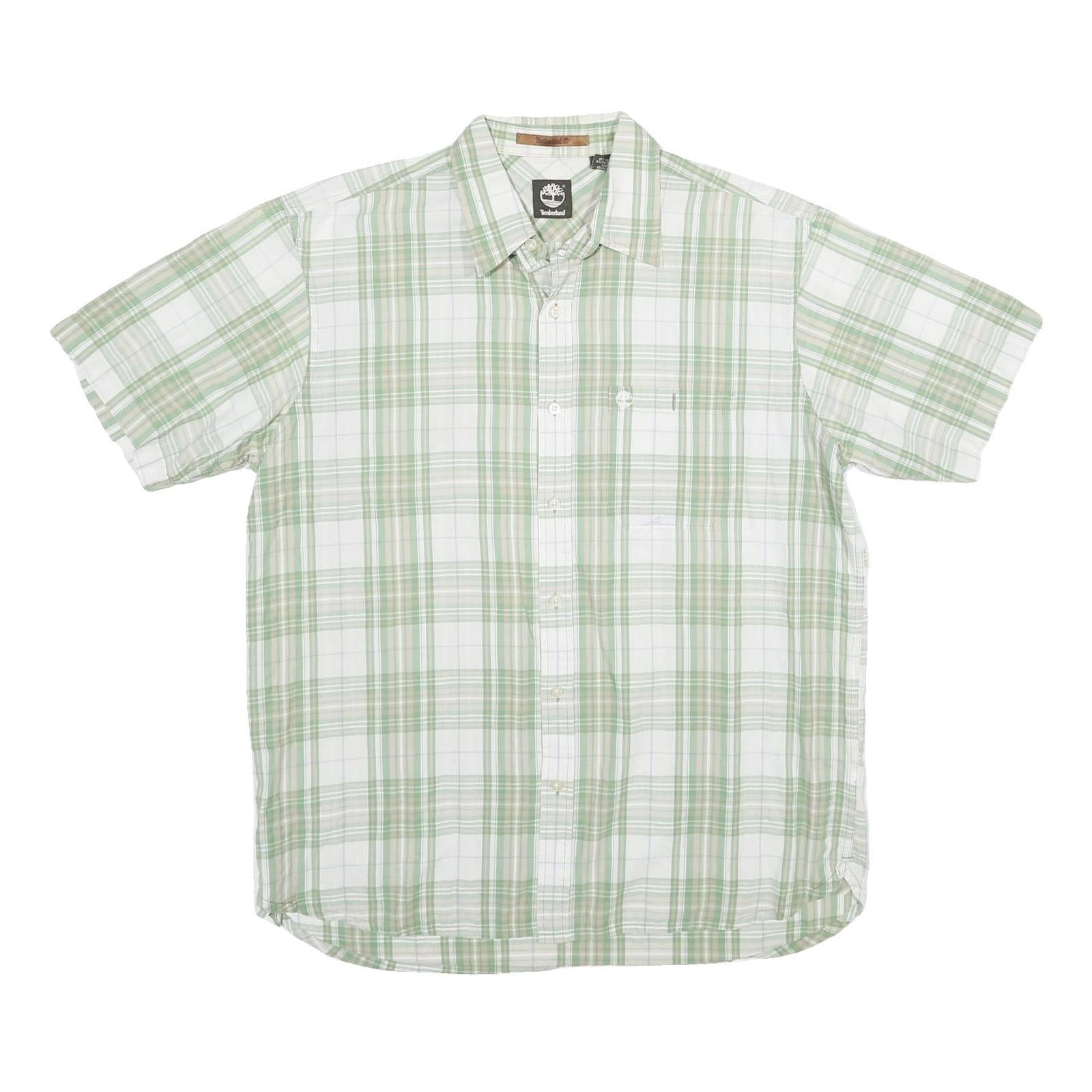 Buy TIMBERLAND Mens White & Green Checked Cotton Blend Shirt L Casual Summer Refurbished - $29.89 TIMBERLAND Mens White & Green Checked Cotton Blend Shirt L Casual Summer Refurbished - N/A refurbished available on Cerqular