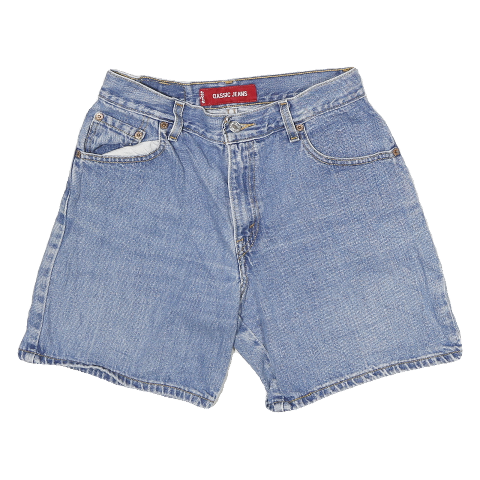 LEVI'S Womens Denim Blue Classic Jeans Shorts M W26 Casual Cotton Blend Refurbished - N/A refurbished available on Cerqular