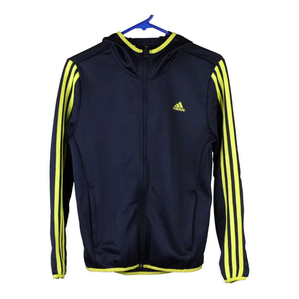 Buy Age 13-14 Adidas Track Jacket - Large Navy Polyester Refurbished - $22.77 Age 13-14 Adidas Track Jacket - Large Navy Polyester Refurbished - Thrifted (note: this is a term often used to describe second- refurbished available on Cerqular
