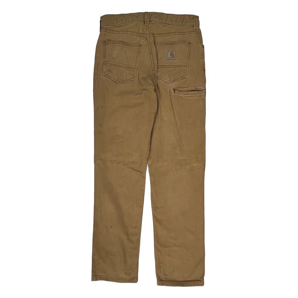 Carhartt Cargo Trousers - 30W 32L Brown Cotton Refurbished - Thrifted (note: this is a term often used to describe second- refurbished available on Cerqular