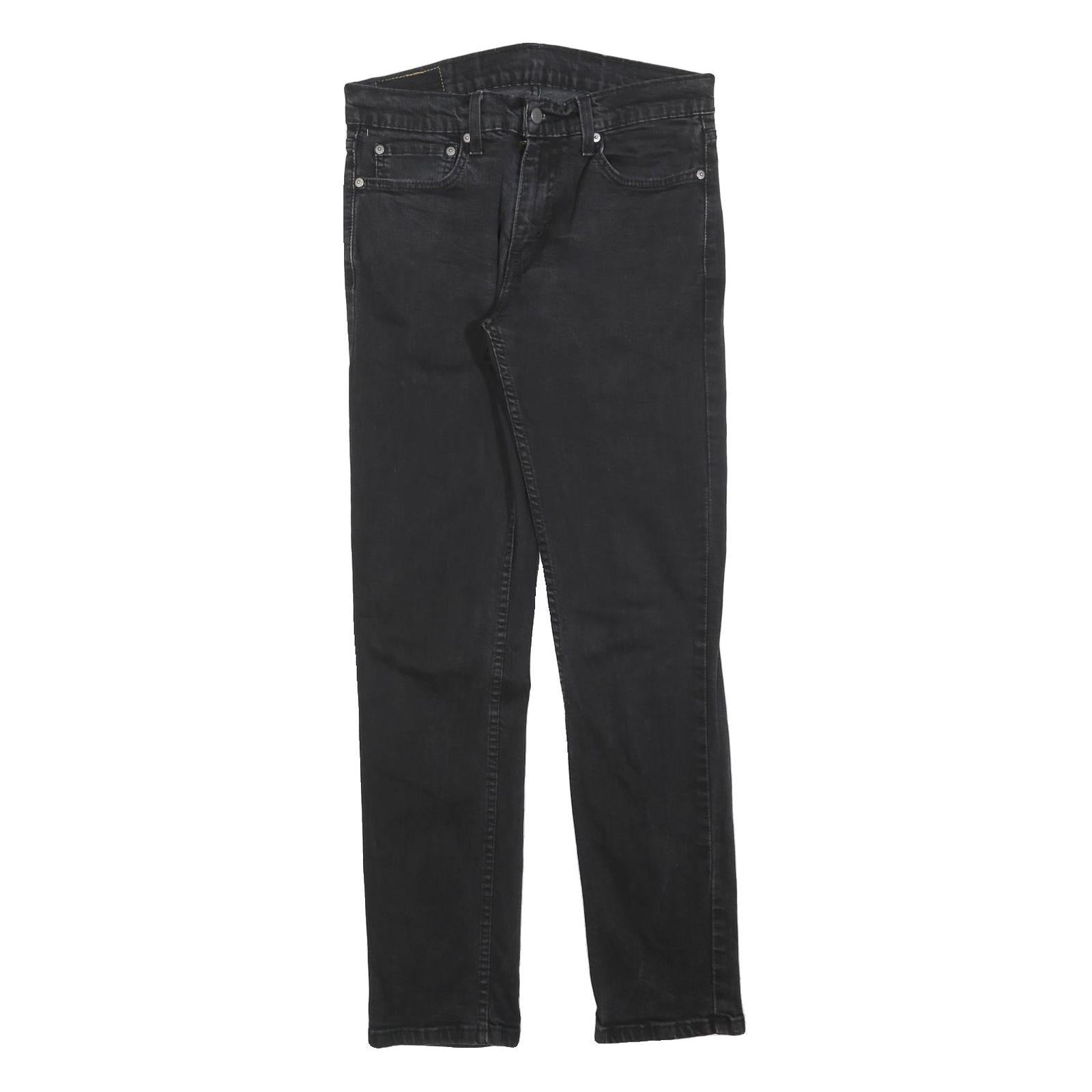 LEVI'S 511 Slim Mens Jeans Black Slim Skinny Denim W32 L34 Classic Fit Zip Refurbished - N/A refurbished available on Cerqular