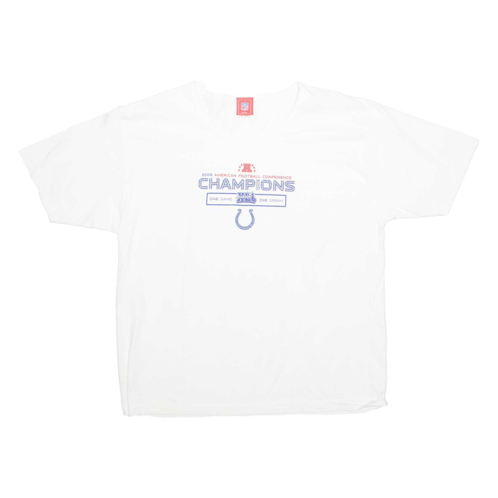 NFL 2006 Champions Indianapolis Colts Womens T-Shirt White USA XL Refurbished - N/A refurbished available on Cerqular