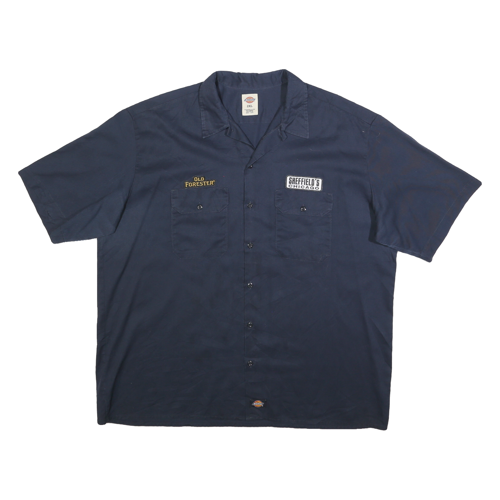 Buy DICKIES Mens Navy Blue Work Shirt 2XL Cotton Blend Short Sleeve Button Refurbished - $29.89 DICKIES Mens Navy Blue Work Shirt 2XL Cotton Blend Short Sleeve Button Refurbished - N/A refurbished available on Cerqular