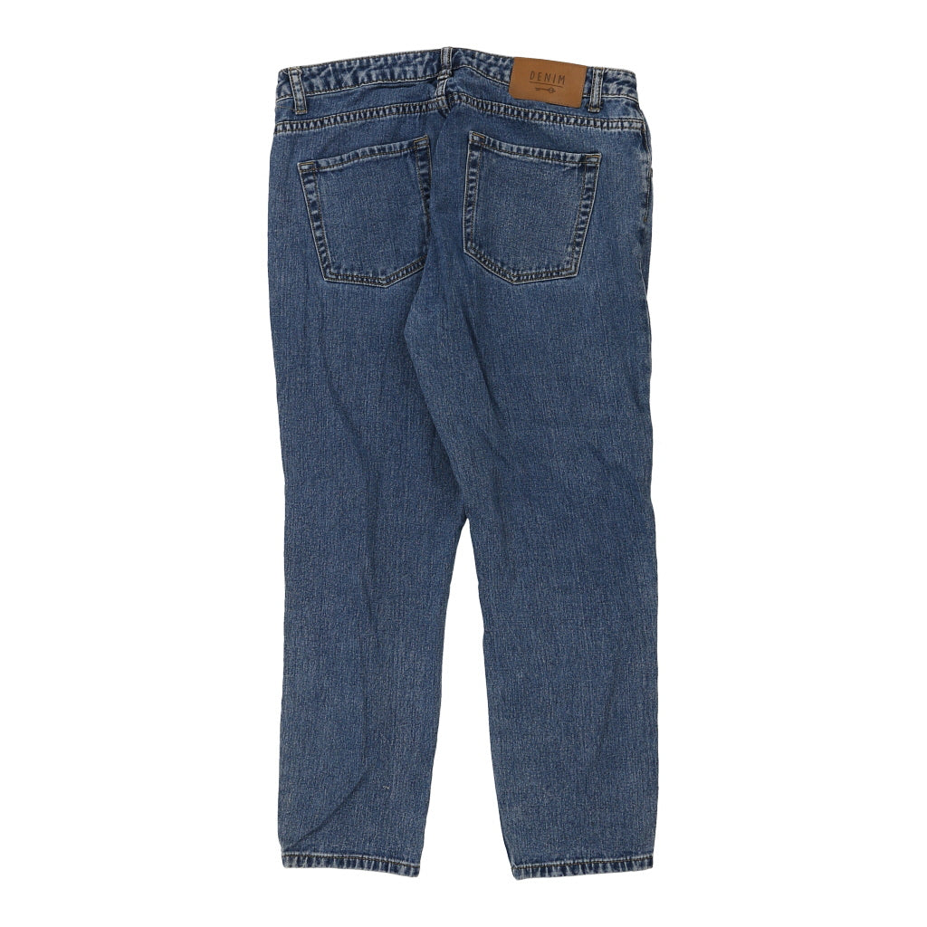 Nina Jeans - Large Blue Cotton Refurbished - Thrifted (note: this is a term often used to describe second- refurbished available on Cerqular