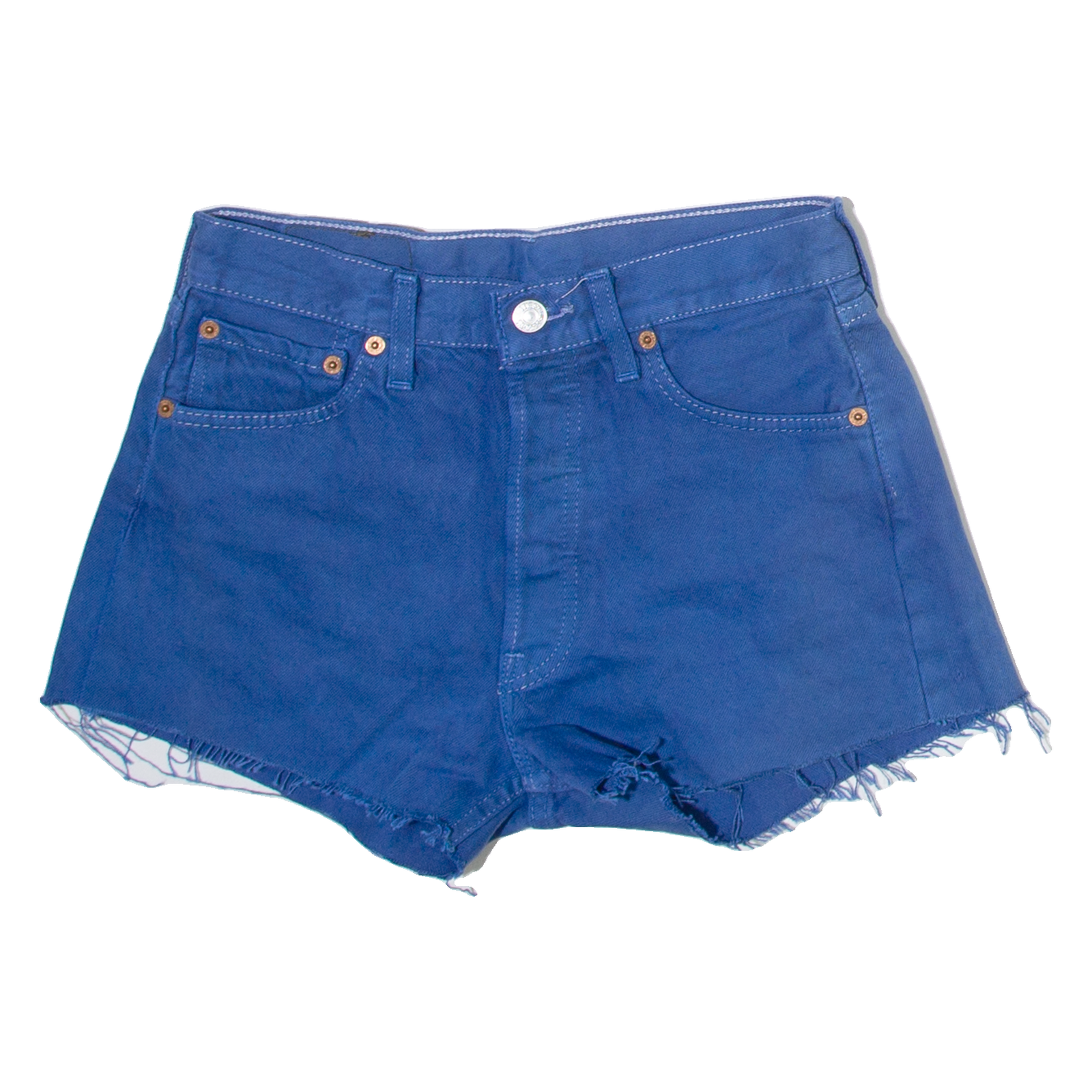 LEVI'S 501 Womens Denim Shorts Blue S W27 Refurbished - N/A refurbished available on Cerqular