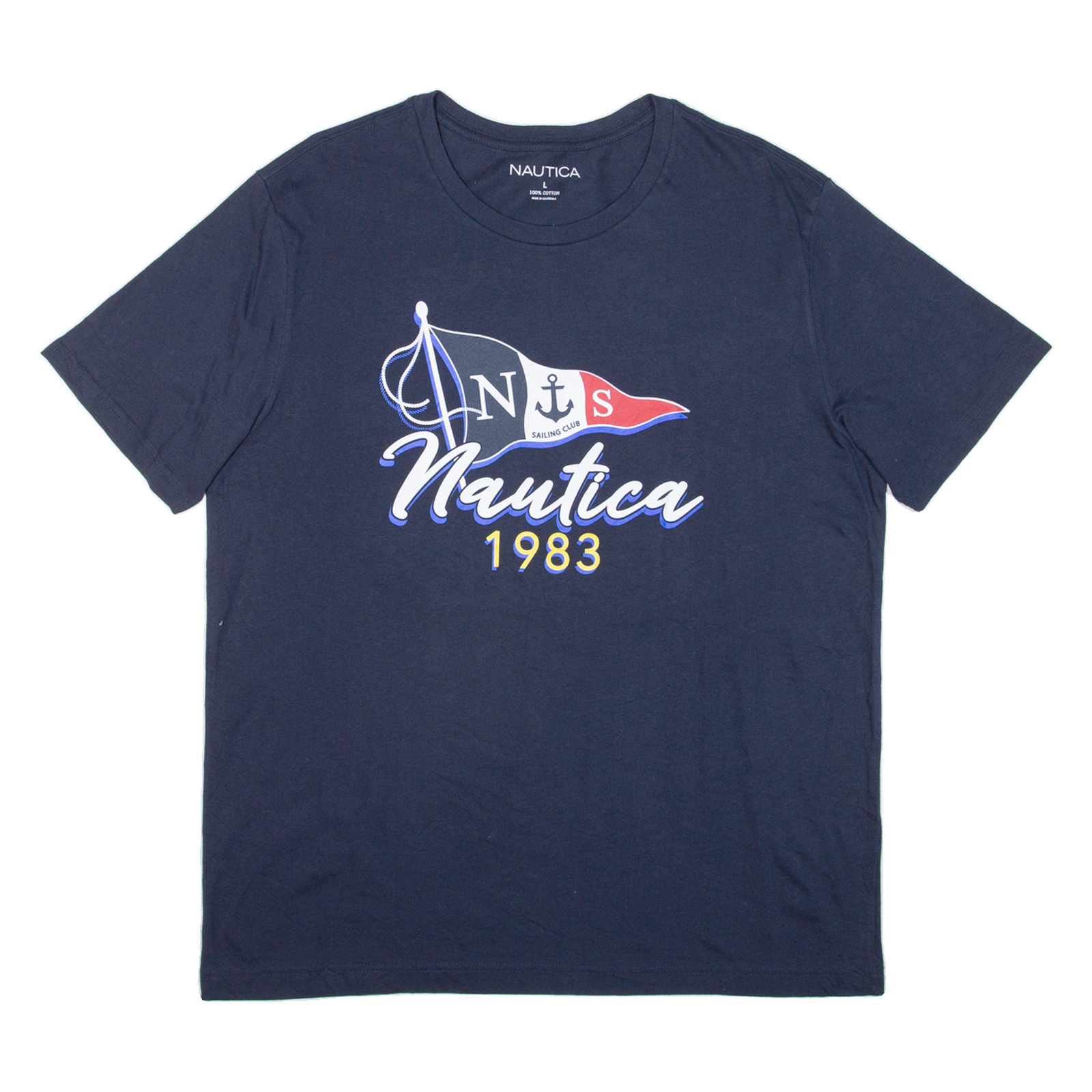 Buy NAUTICA Mens T-Shirt Blue L Refurbished - $18.19 NAUTICA Mens T-Shirt Blue L Refurbished - N/A refurbished available on Cerqular