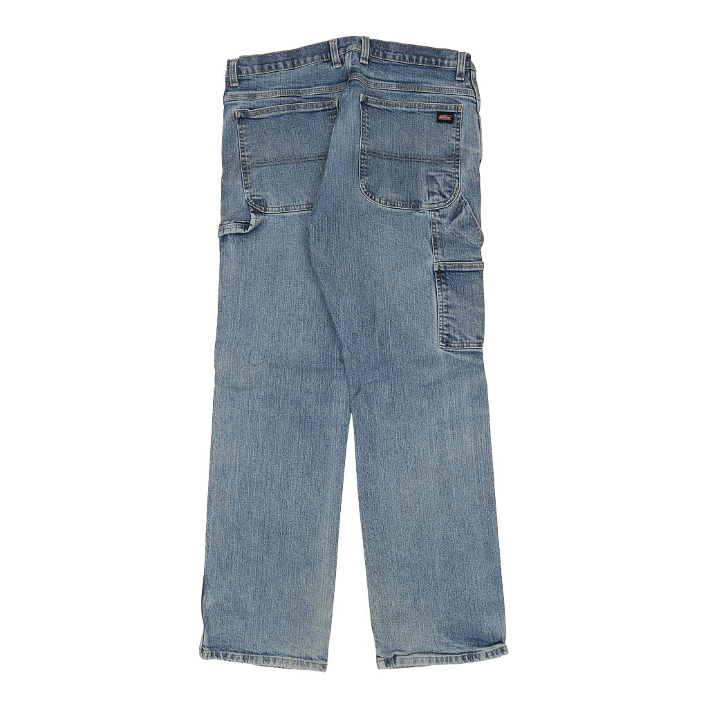 Dickies Carpenter Jeans - 36W 32L Blue Cotton Blend Refurbished - Thrifted (note: this is a term often used to describe second- refurbished available on Cerqular