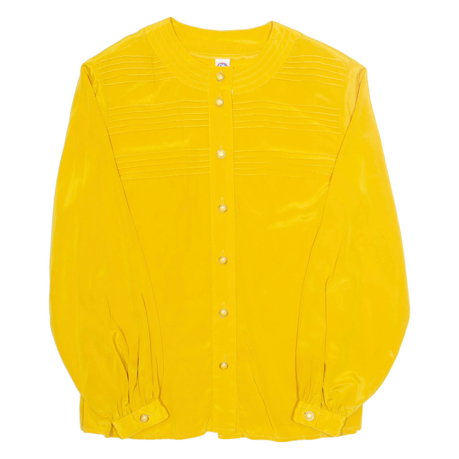 Womens Blouse Yellow Long Sleeve L Refurbished - N/A refurbished available on Cerqular