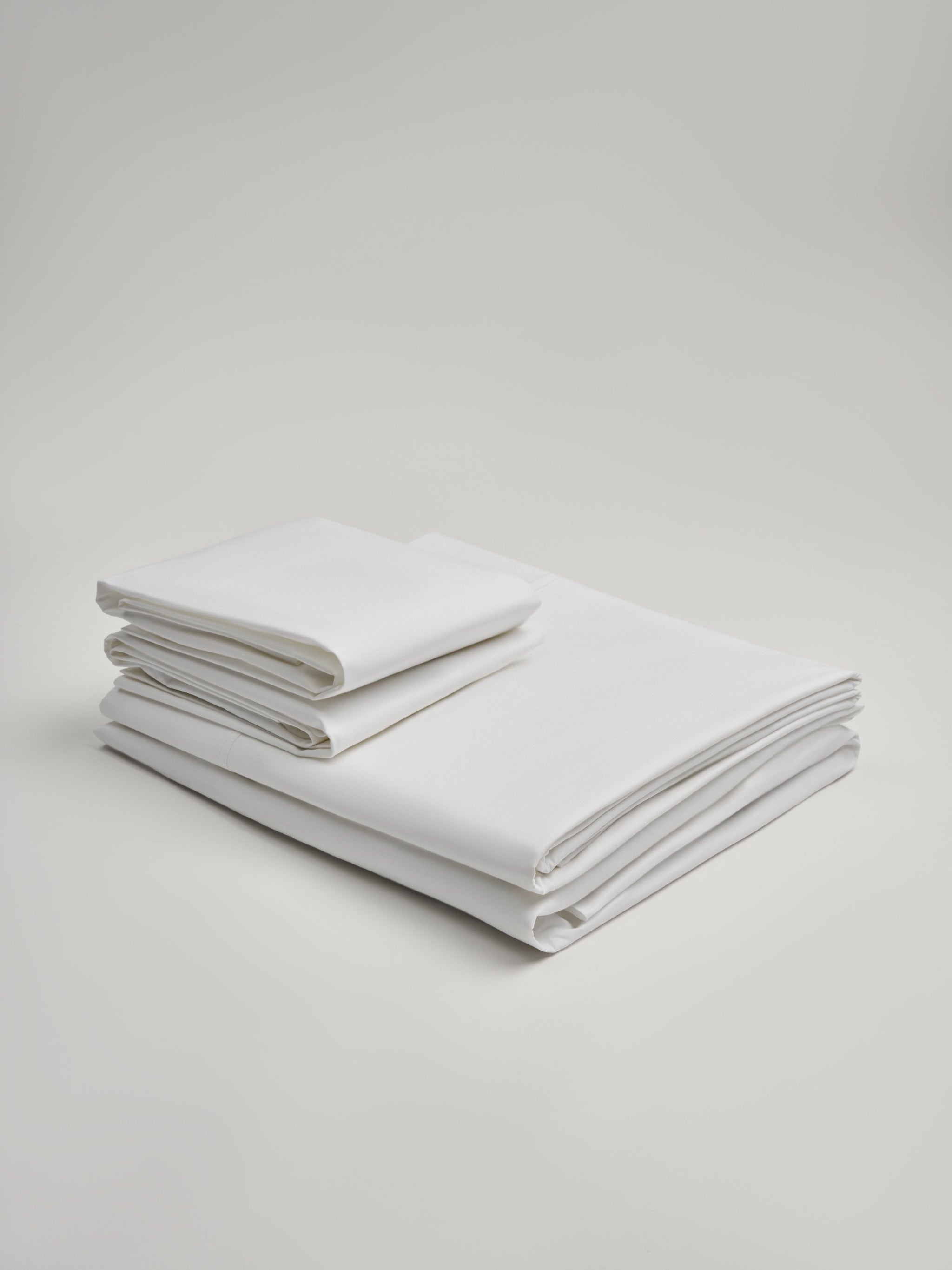 Organic and Fairtrade Cool + Crisp Cotton Bed Sheet Set | Color: Natural | Size: Twin XL Refurbished - Takara (note: this is a Japanese brand, but it's possible refurbished available on Cerqular