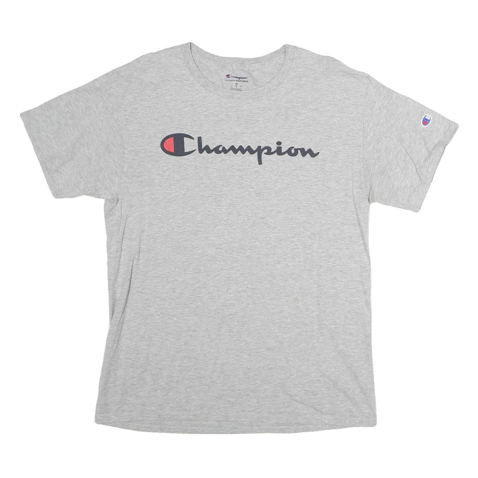 Buy CHAMPION Mens Grey Cotton Graphic T-Shirt M Short Sleeve Crew Neck Casual Wear Refurbished - $18.19 CHAMPION Mens Grey Cotton Graphic T-Shirt M Short Sleeve Crew Neck Casual Wear Refurbished - N/A refurbished available on Cerqular
