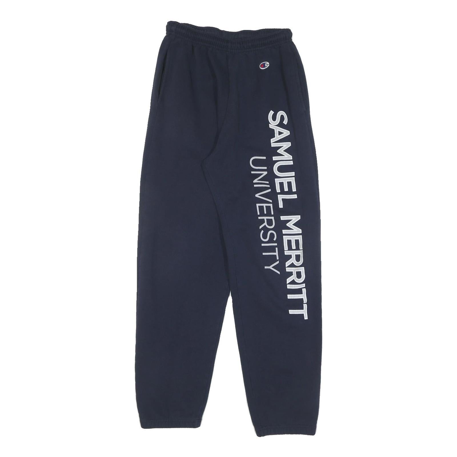 CHAMPION Mens Joggers Navy Blue S W26 L30 Casual Cotton Sweatpants Refurbished - N/A refurbished available on Cerqular