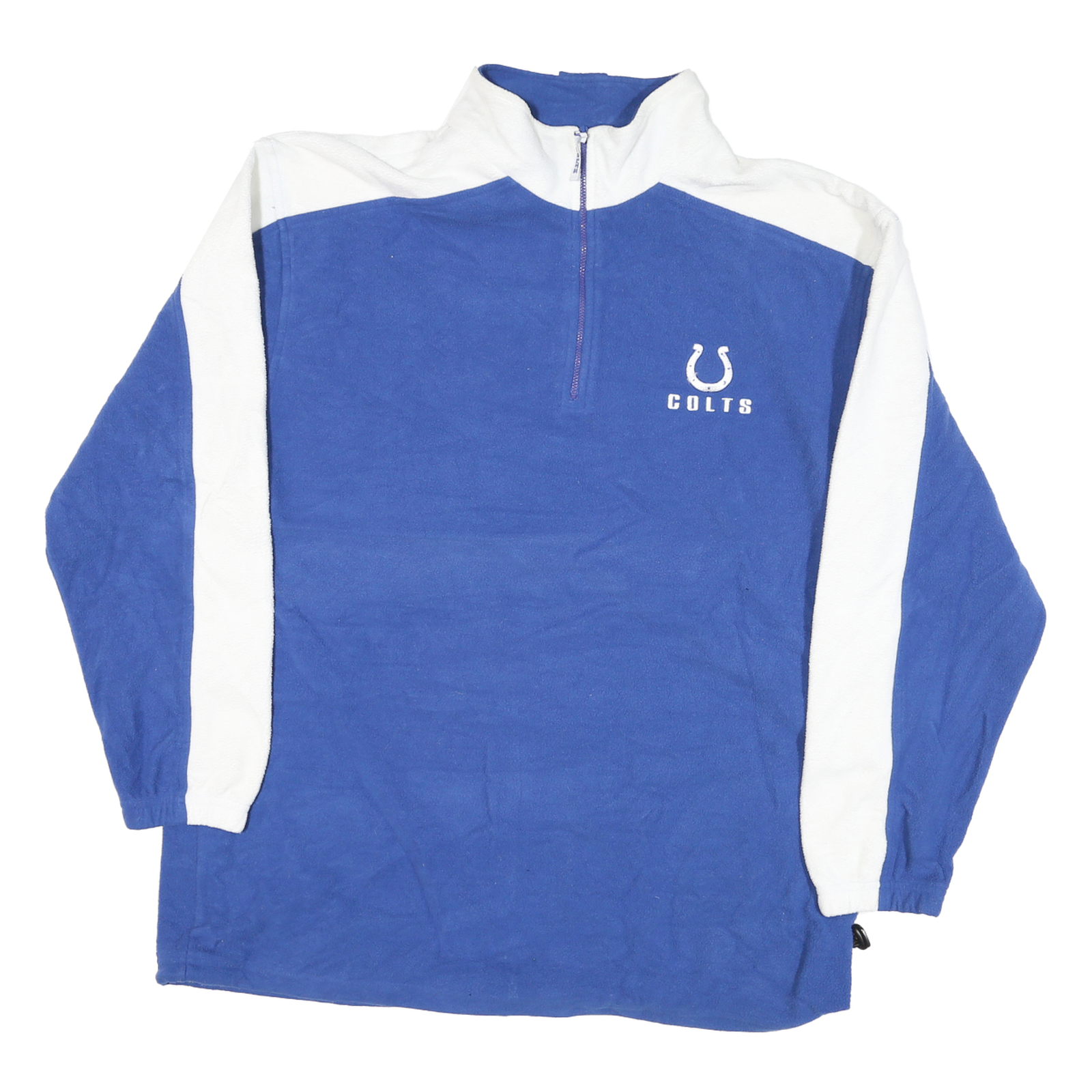NFL Mens Blue & White Plain Pullover Crew Neck Basic Knit XL Colts Logo NFL Refurbished - N/A refurbished available on Cerqular