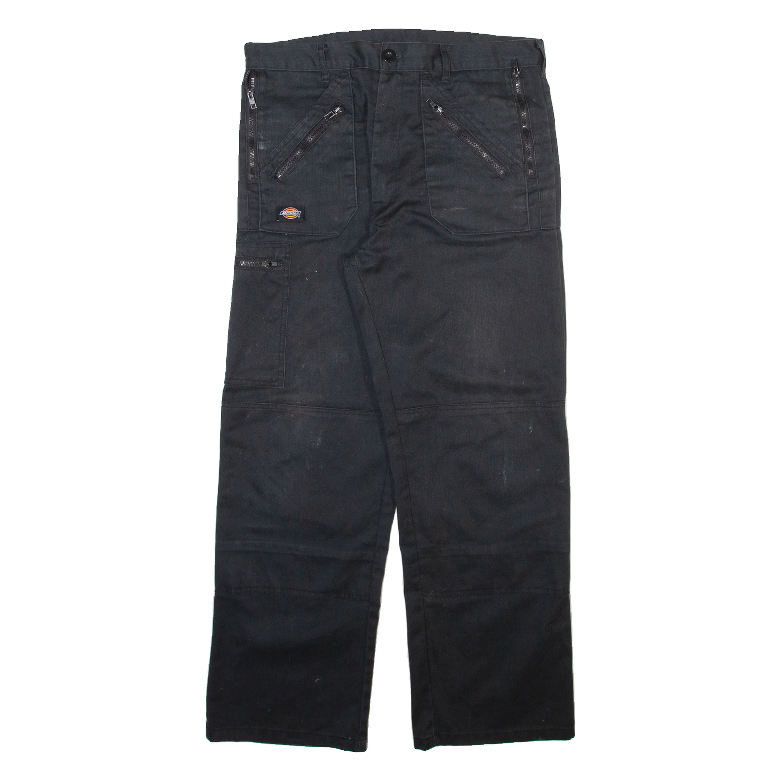 DICKIES Workwear Womens Trousers Grey Relaxed Straight W32 L28 Refurbished - N/A refurbished available on Cerqular