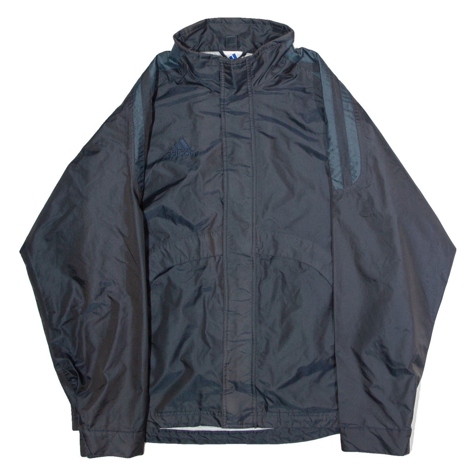 ADIDAS Equipment Mens Rain Jacket Blue L Refurbished - N/A refurbished available on Cerqular