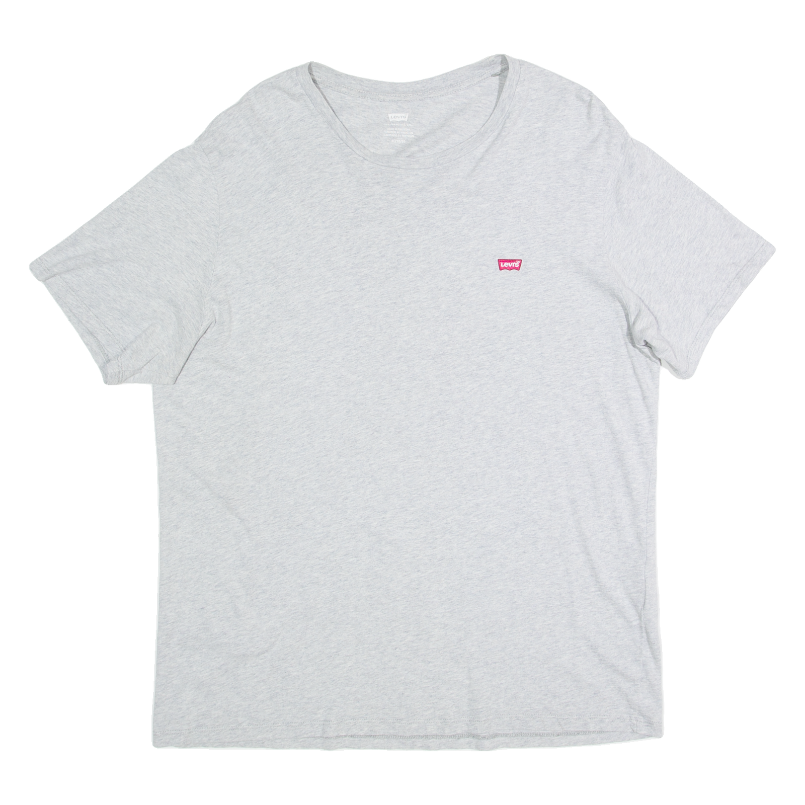 LEVI'S Mens T-Shirt Grey XL Refurbished - N/A refurbished available on Cerqular