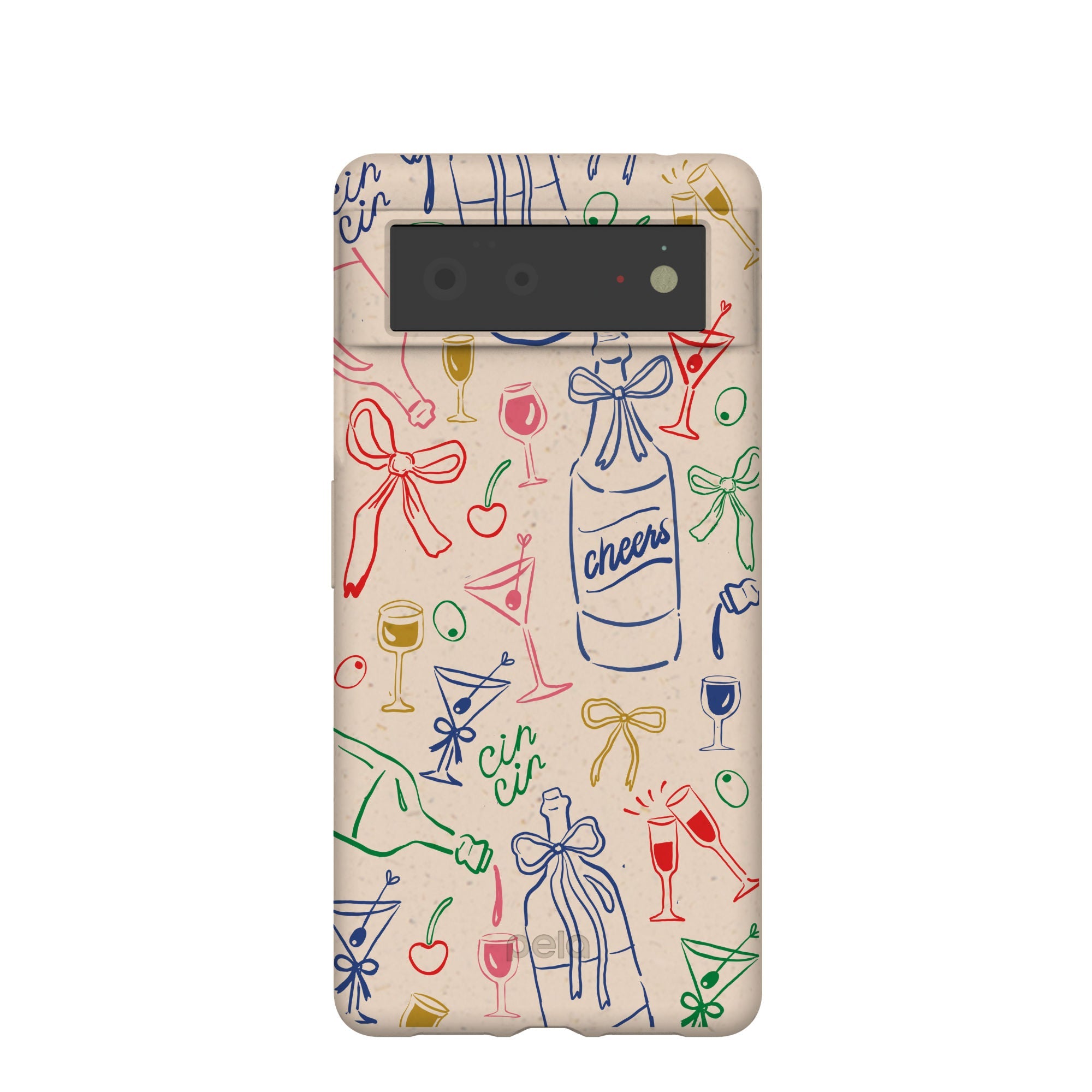 Seashell Midnight Toast Google Pixel 6 Case Refurbished - Pela Case refurbished available on Cerqular