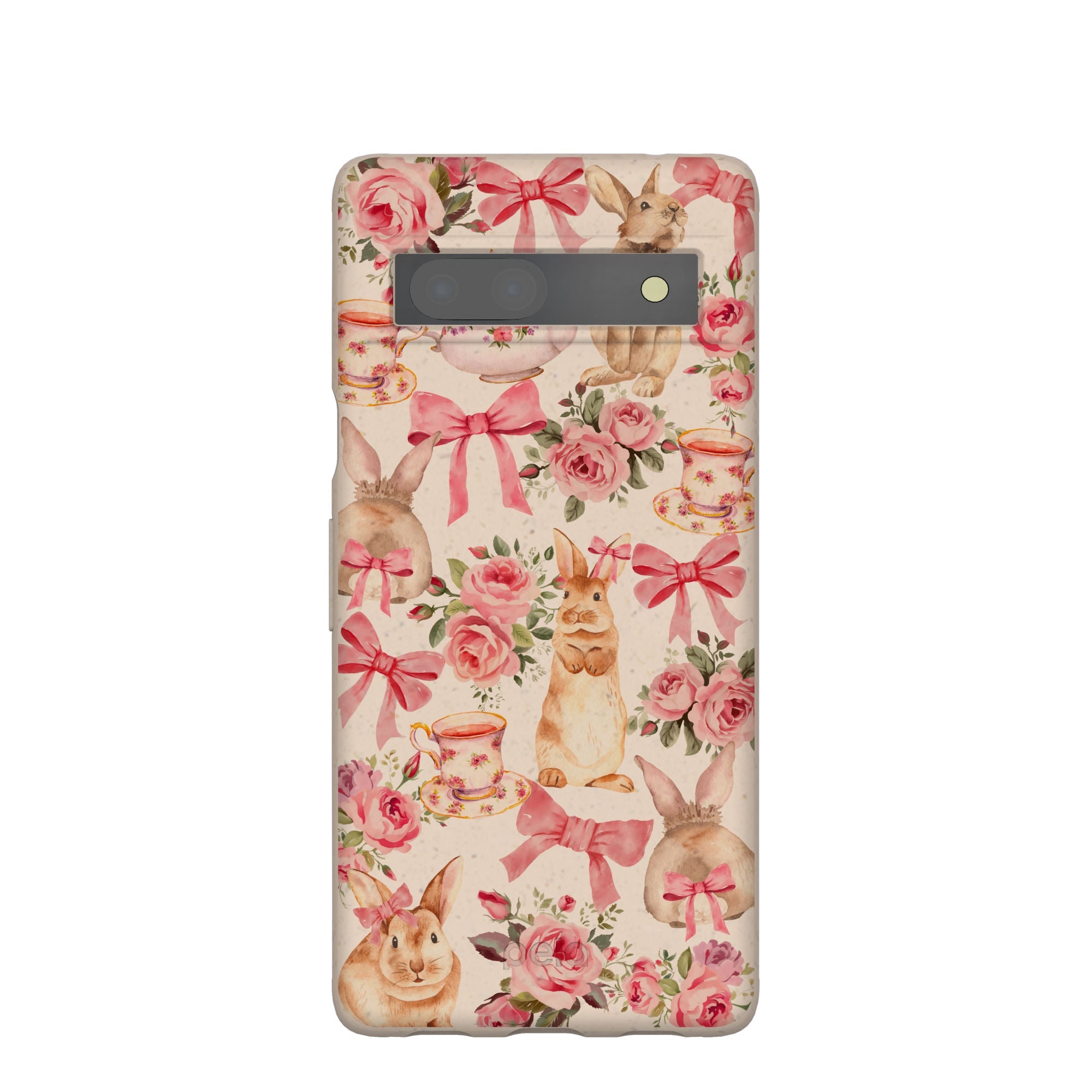 Seashell Garden Party Google Pixel 7a Case Refurbished - Pela Case refurbished available on Cerqular