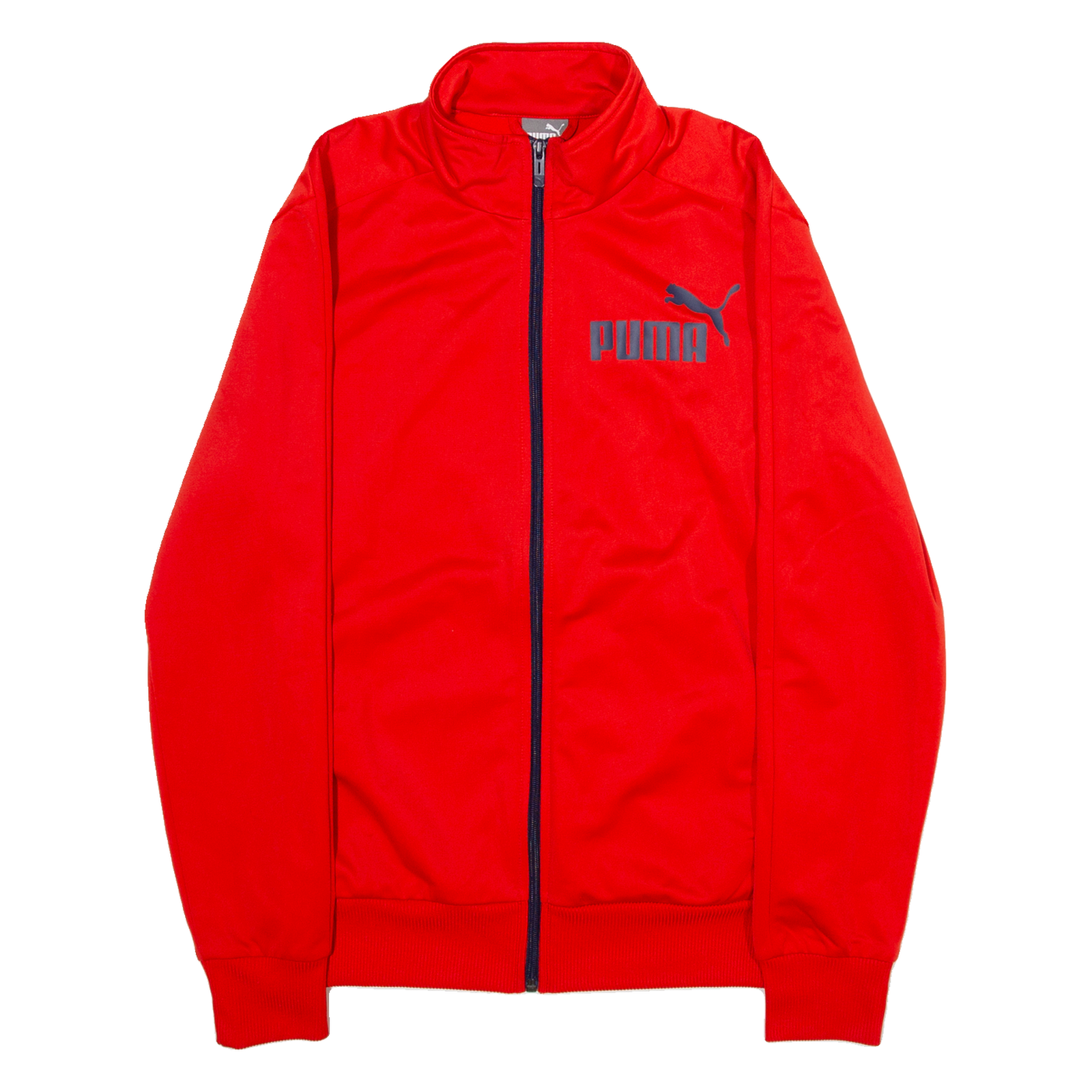 PUMA Mens Track Jacket Red S Refurbished - N/A refurbished available on Cerqular