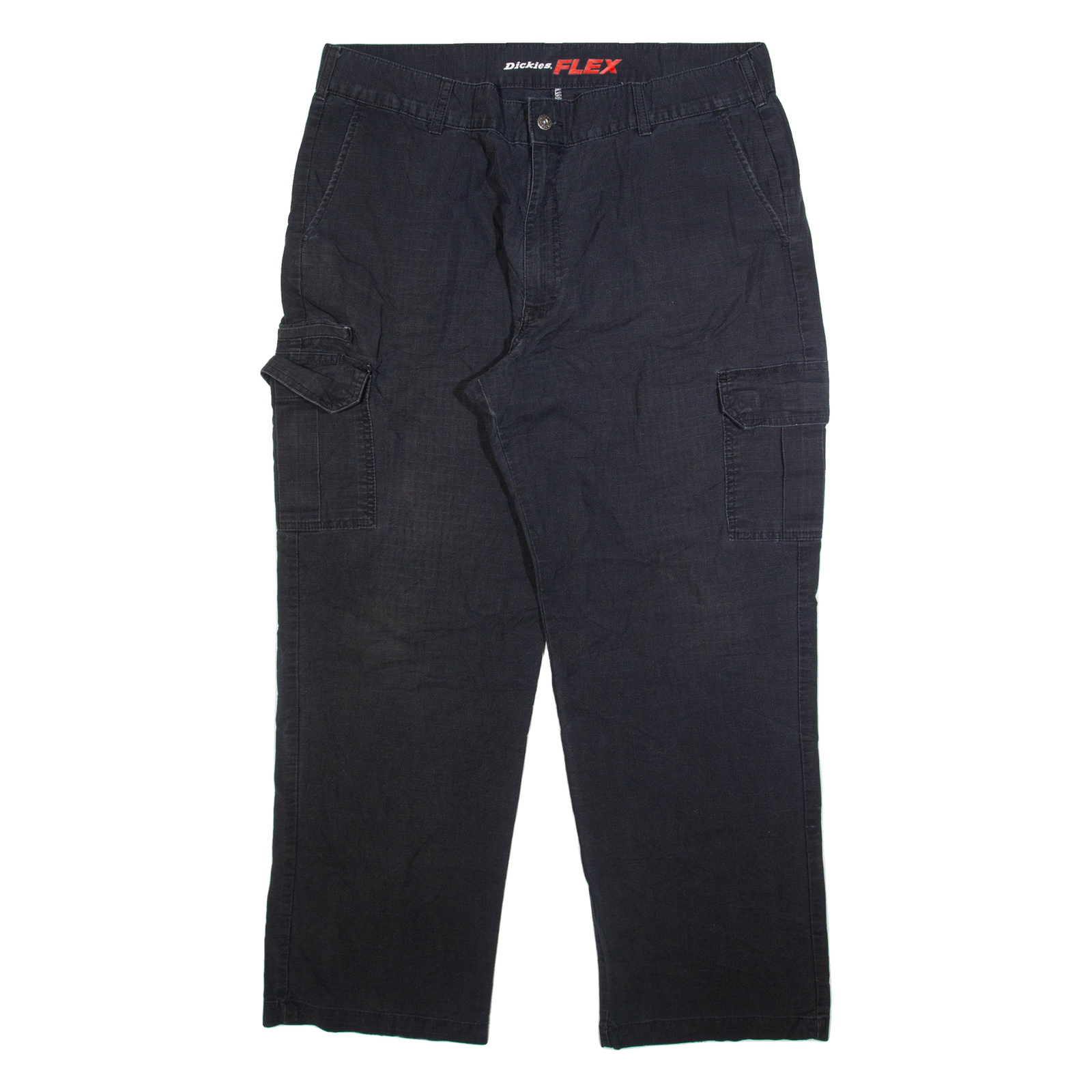 DICKIES Cargo Mens Trousers Grey Relaxed Straight W40 L32 Refurbished - N/A refurbished available on Cerqular