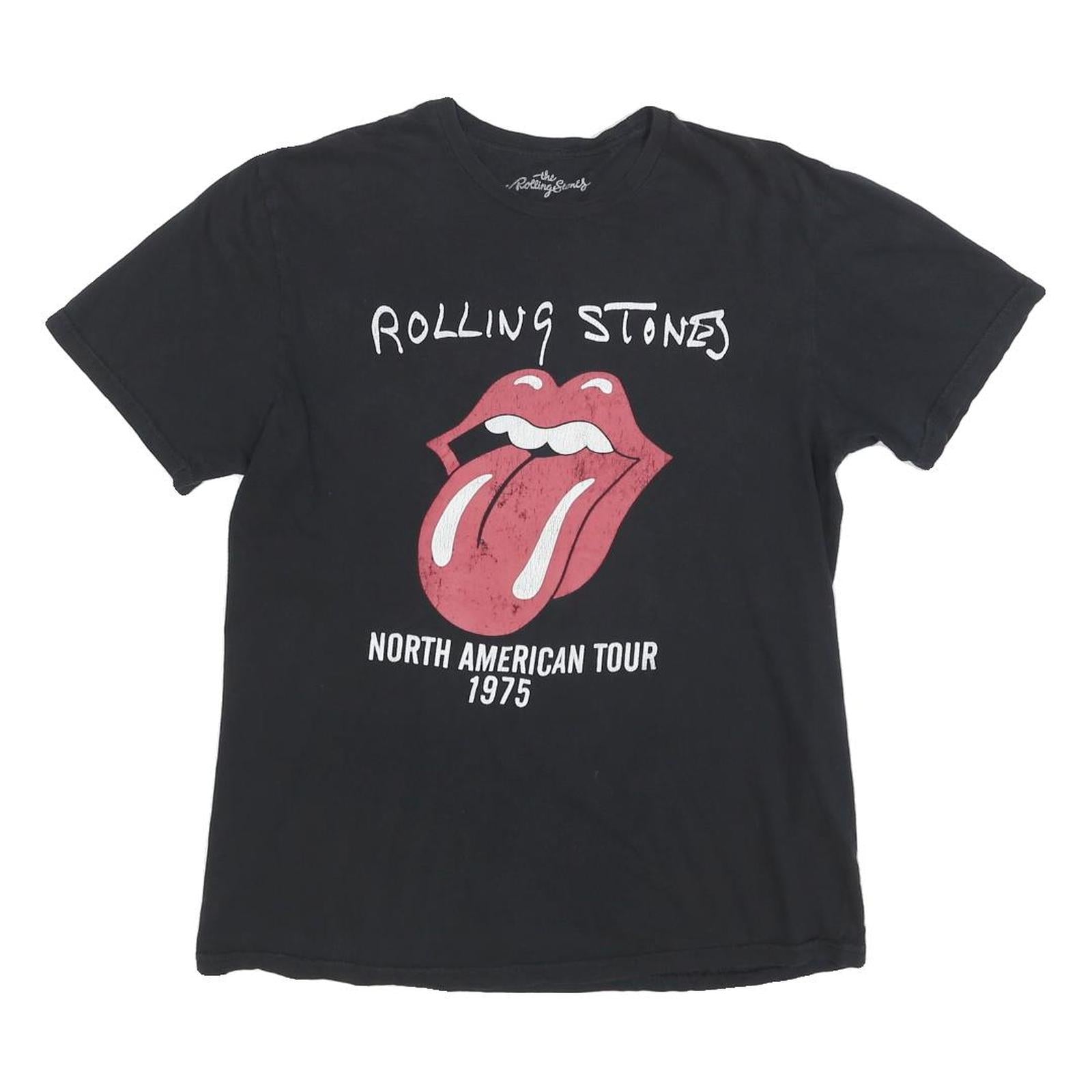 Buy THE ROLLING STONES Mens Black North American Tour 1975 Graphic T-Shirt M Short Refurbished - $19.49 THE ROLLING STONES Mens Black North American Tour 1975 Graphic T-Shirt M Short Refurbished - N/A refurbished available on Cerqular