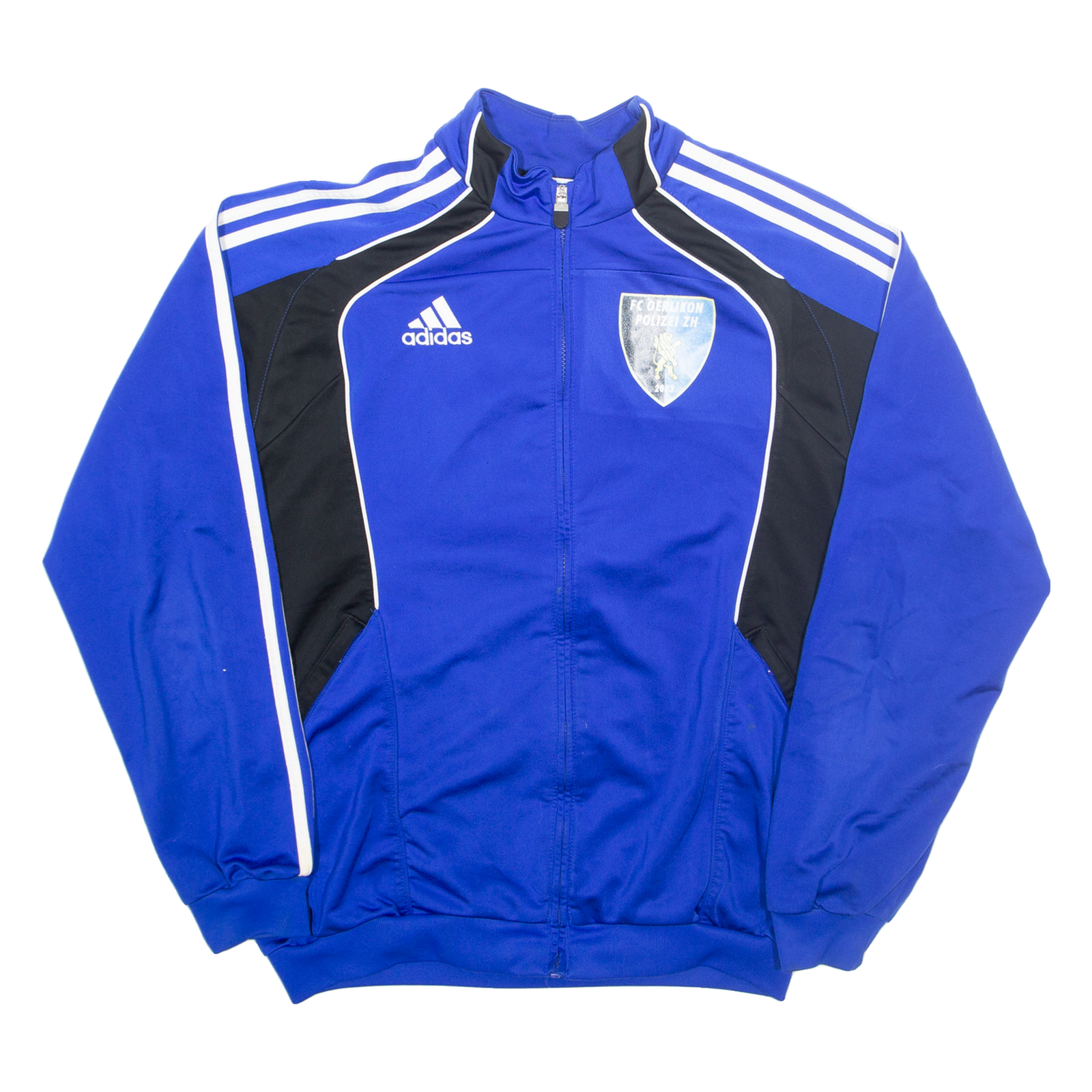 ADIDAS FC Oerlikon Polizei Zh Mens Track Jacket Blue M Refurbished - N/A refurbished available on Cerqular
