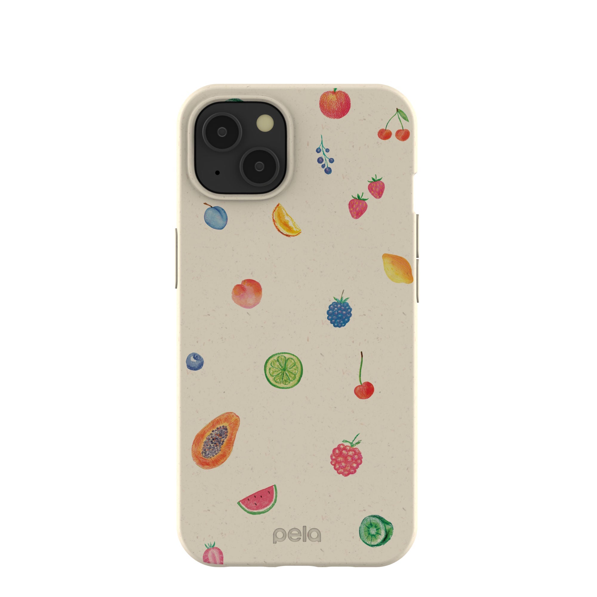 London Fog Lil Fruity iPhone 13 Case Refurbished - Pela Case refurbished available on Cerqular